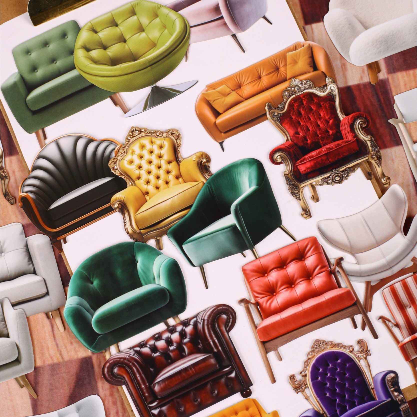 Cozy Sofa Sticker for journaling and scrapbooking