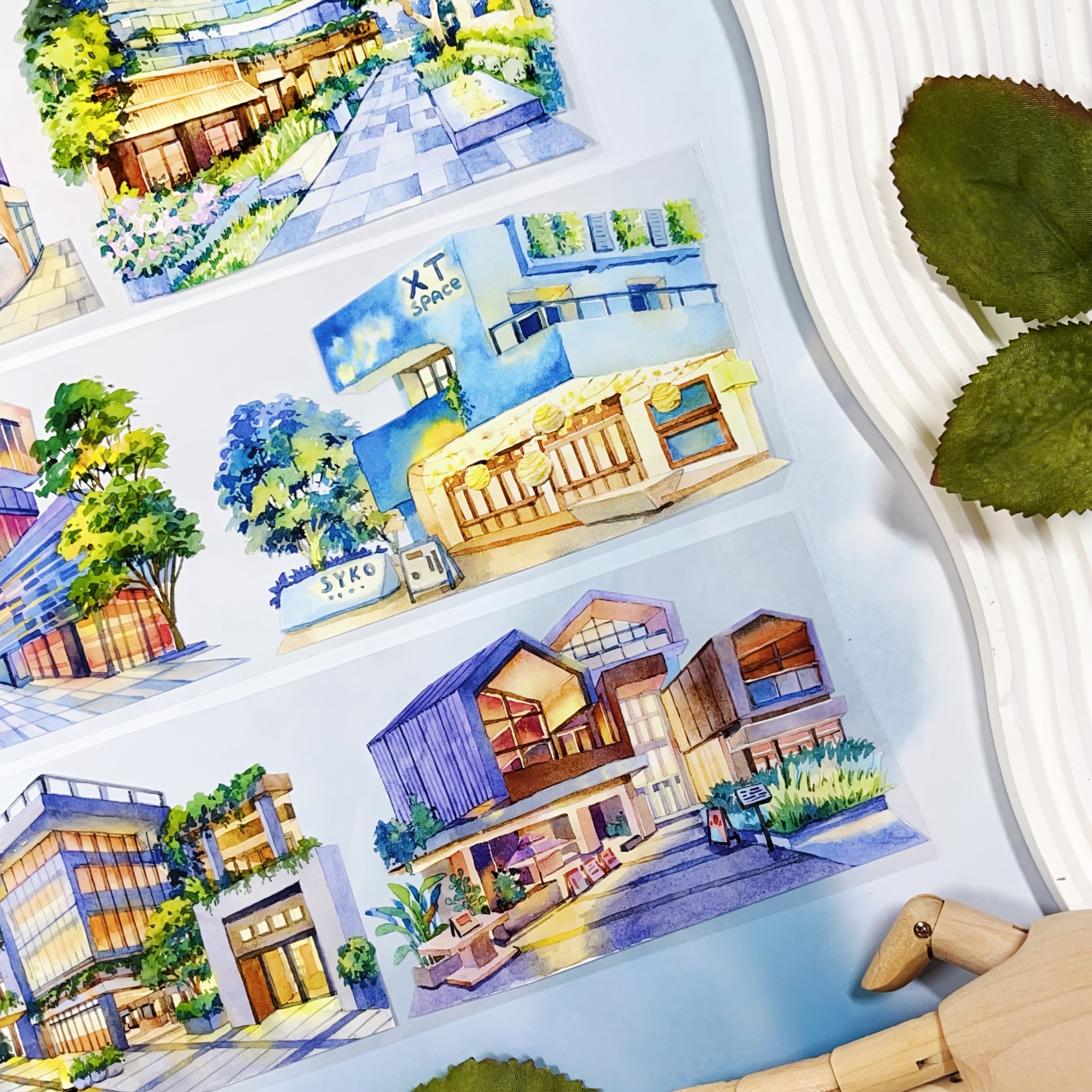 【XT】The city with fading lights Landscaping Tape