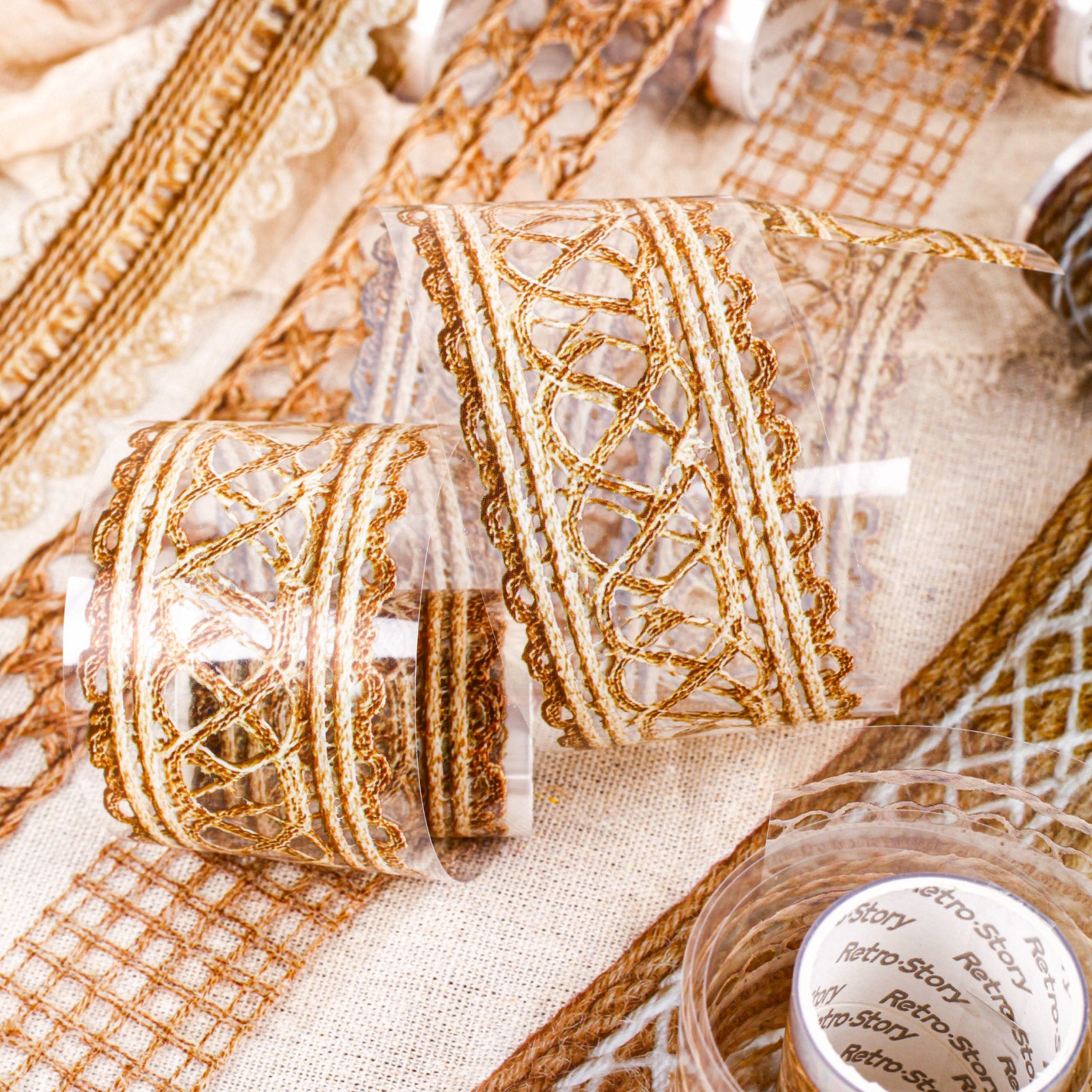 Hemp Rope Pattern PET Tape