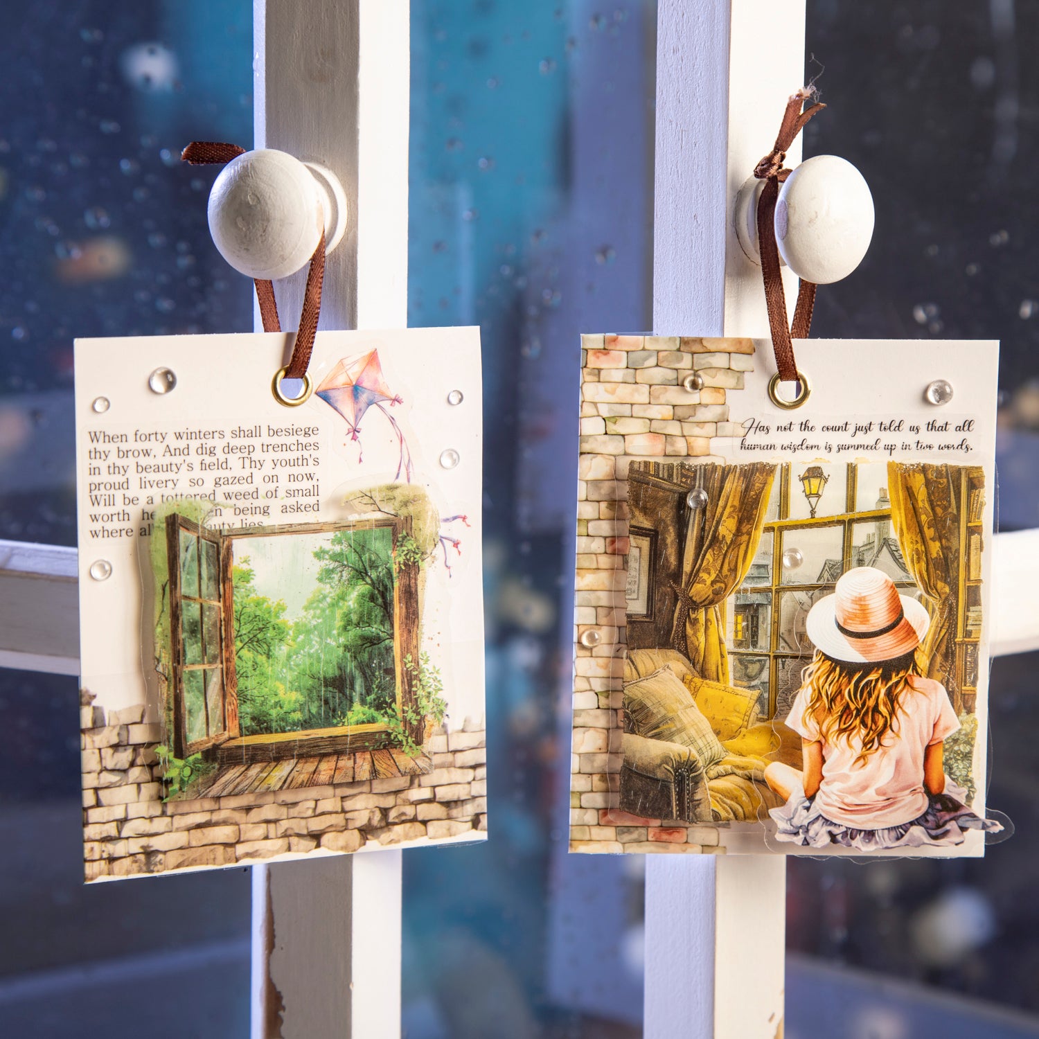 Raing Window PET Sticker