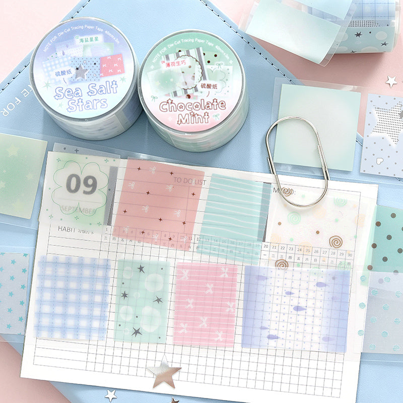Cute Polka Dots Pre-cut Vellum Tape