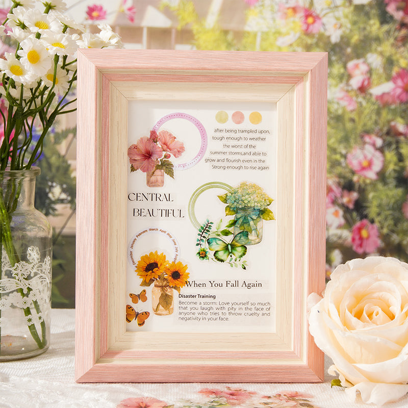 Kaleidoscope Series Flower Sticker