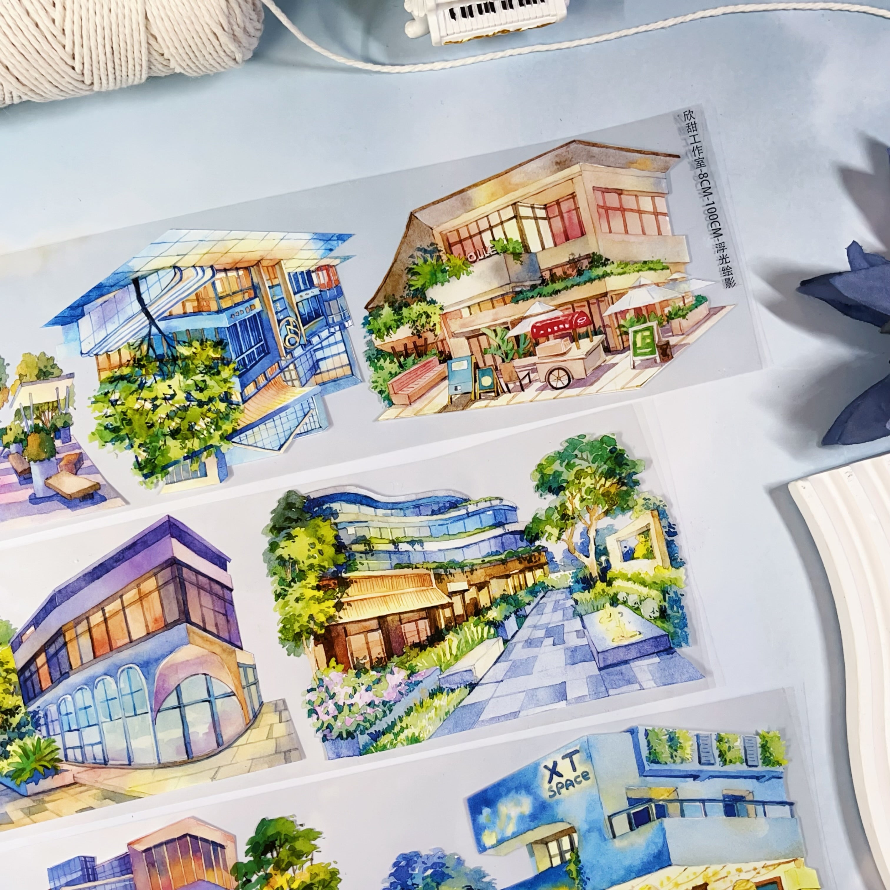 【XT】The city with fading lights Landscaping Tape