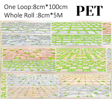 【ZERO】Stone-brick Path Landscape PET Tape