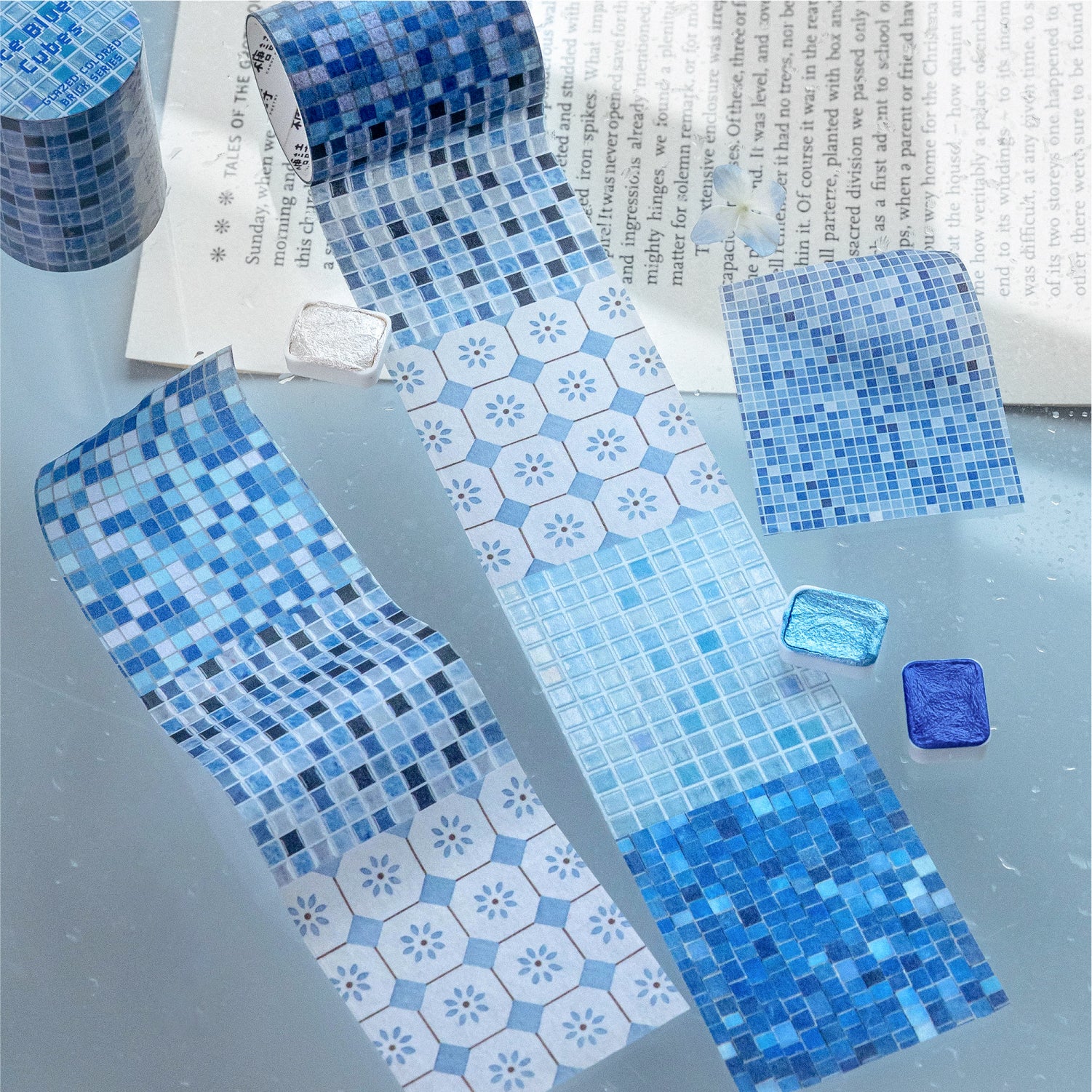 Glazed Colorful Tiles Washi Tape