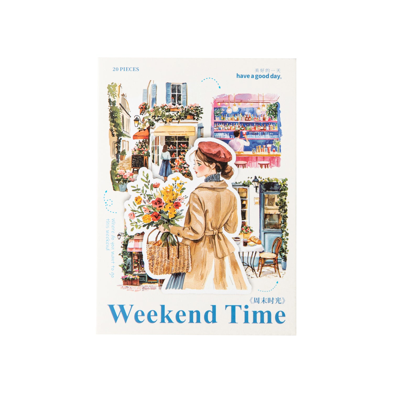 Weekend Time PET Sticker