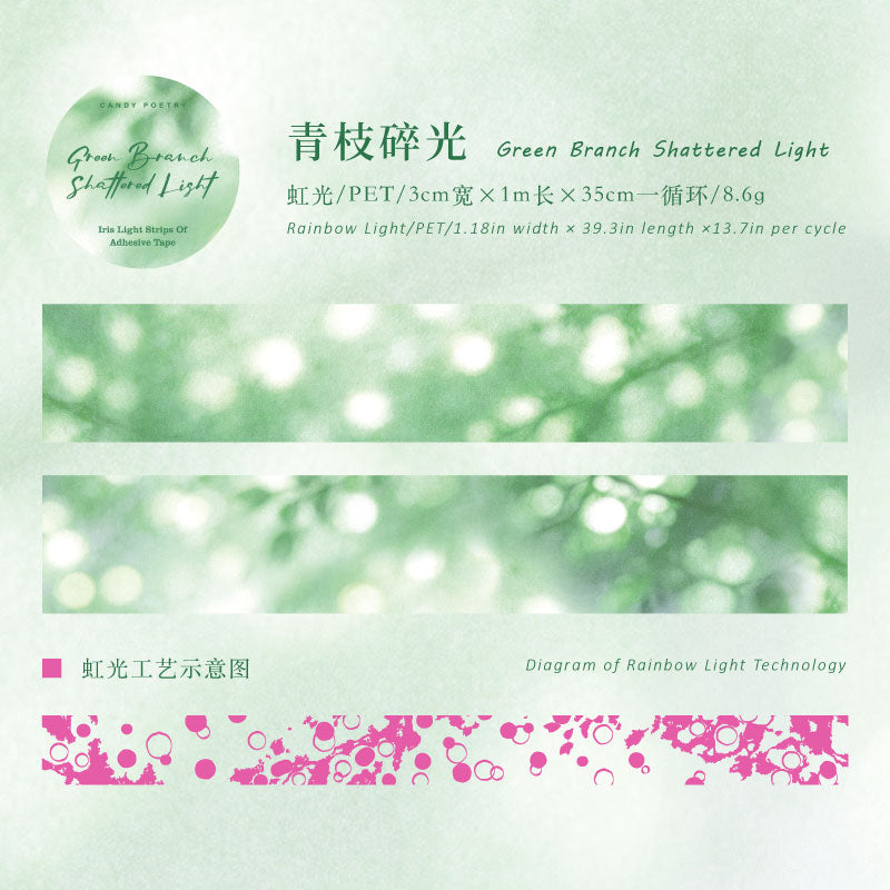 Water Ripple Halo PET Tape