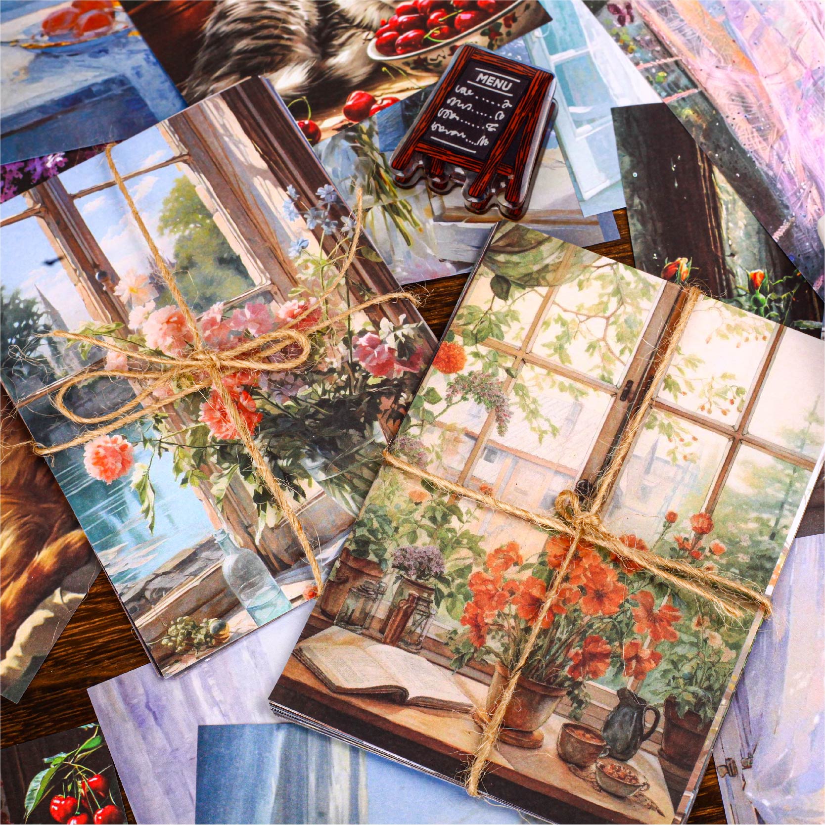 Outside the Window Background Sticker