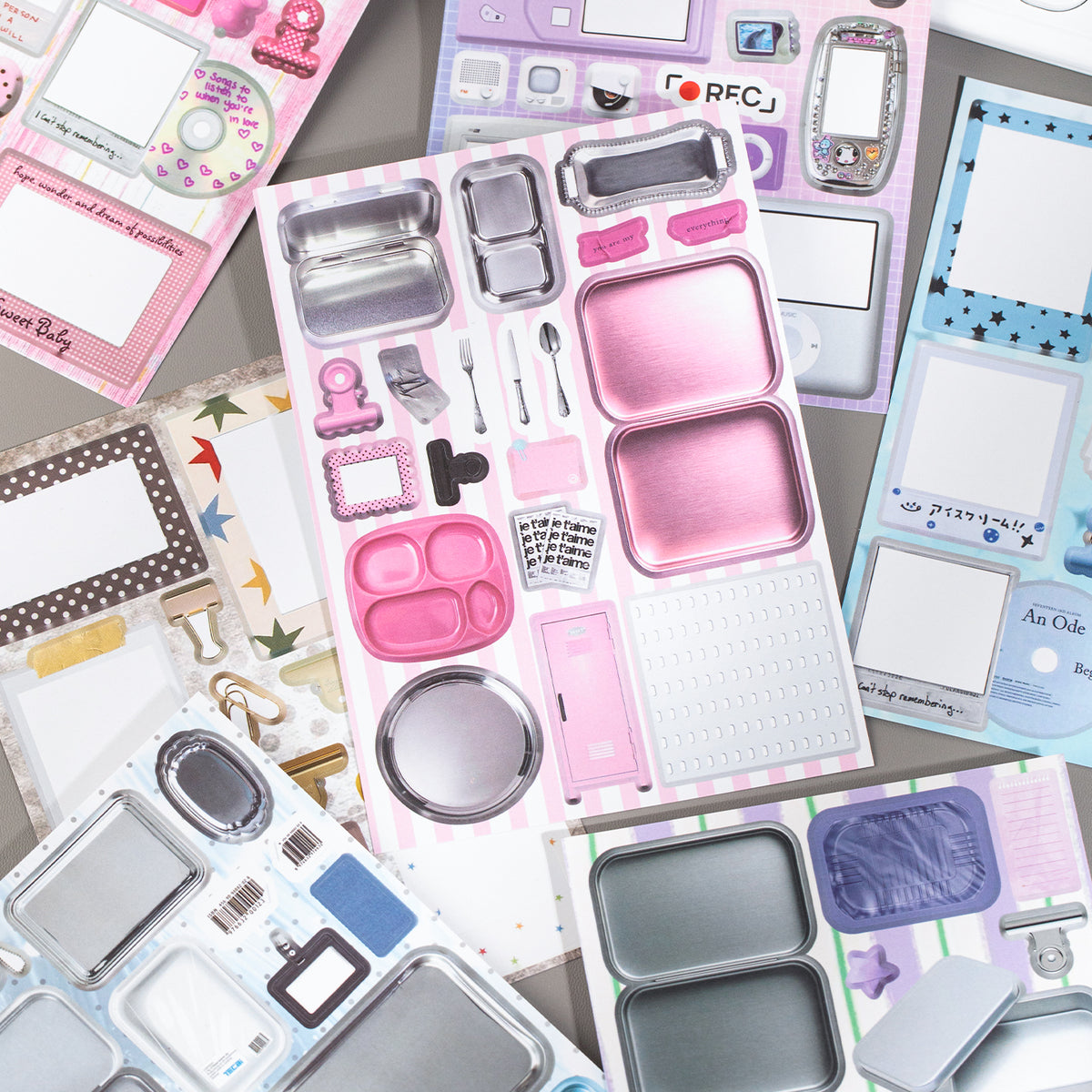 Digital Diary Pre-cut Sticker Book