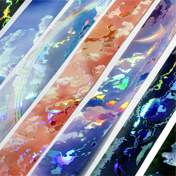 Color Cloud Heart Series PET Tape