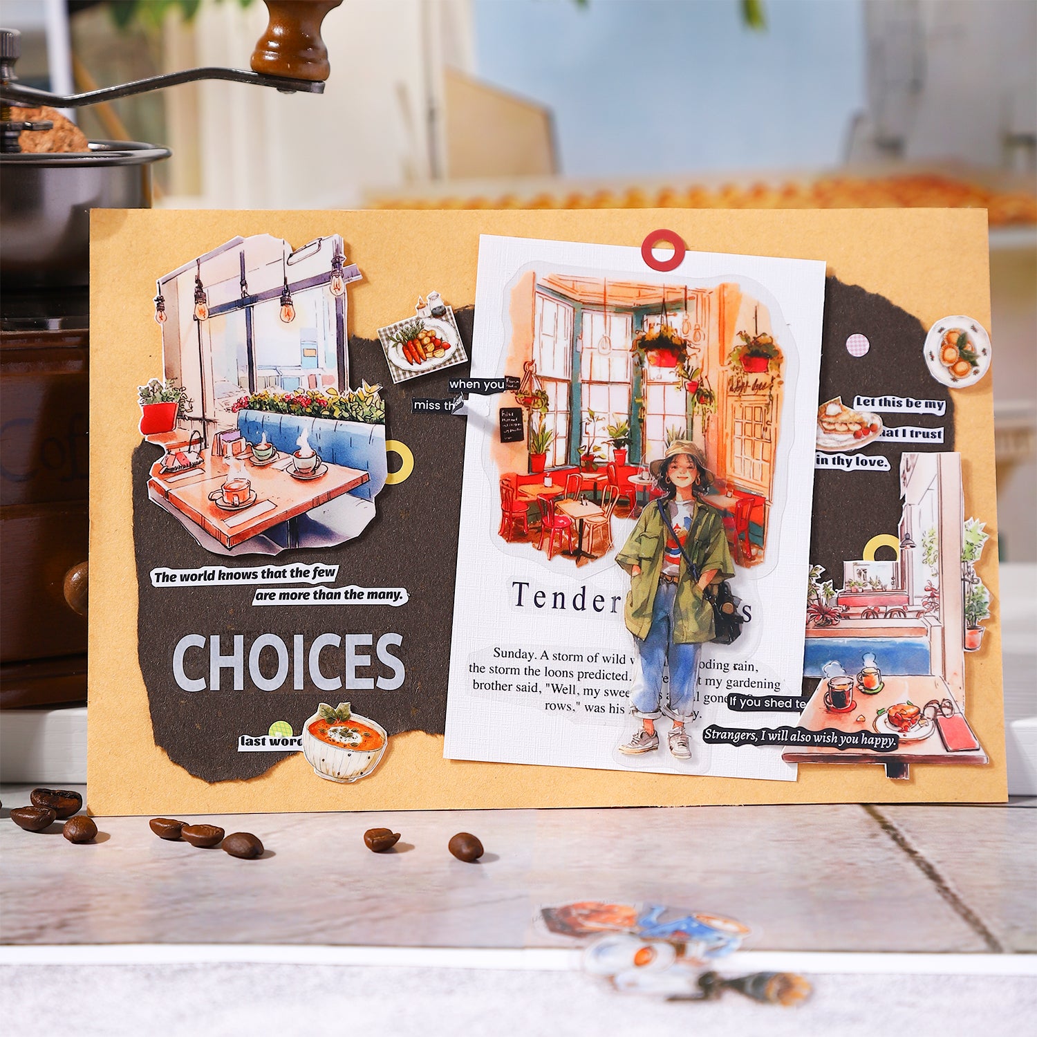 Coffee Memory PET Sticker