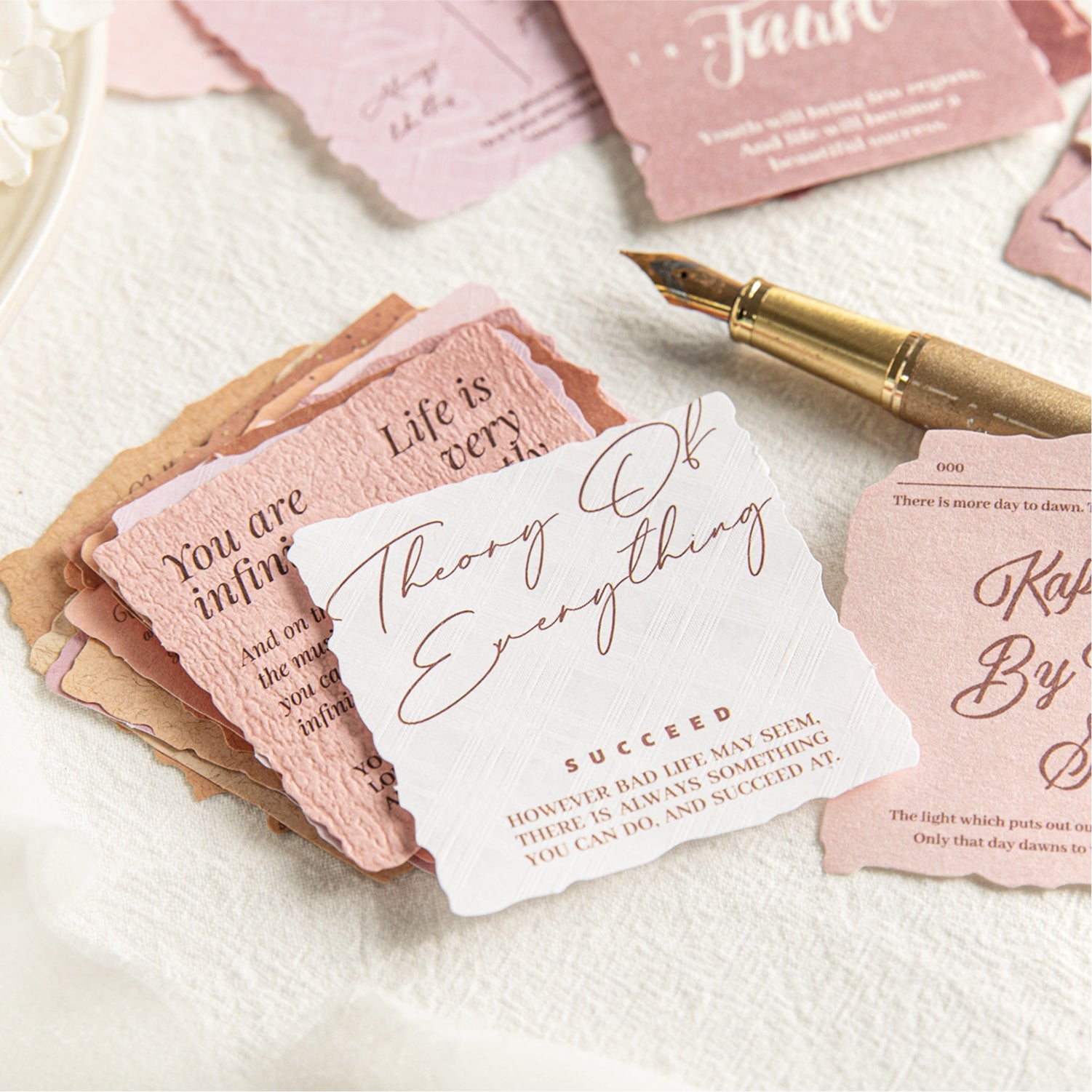 Thoughts Letter Series Scrapbooking Paper