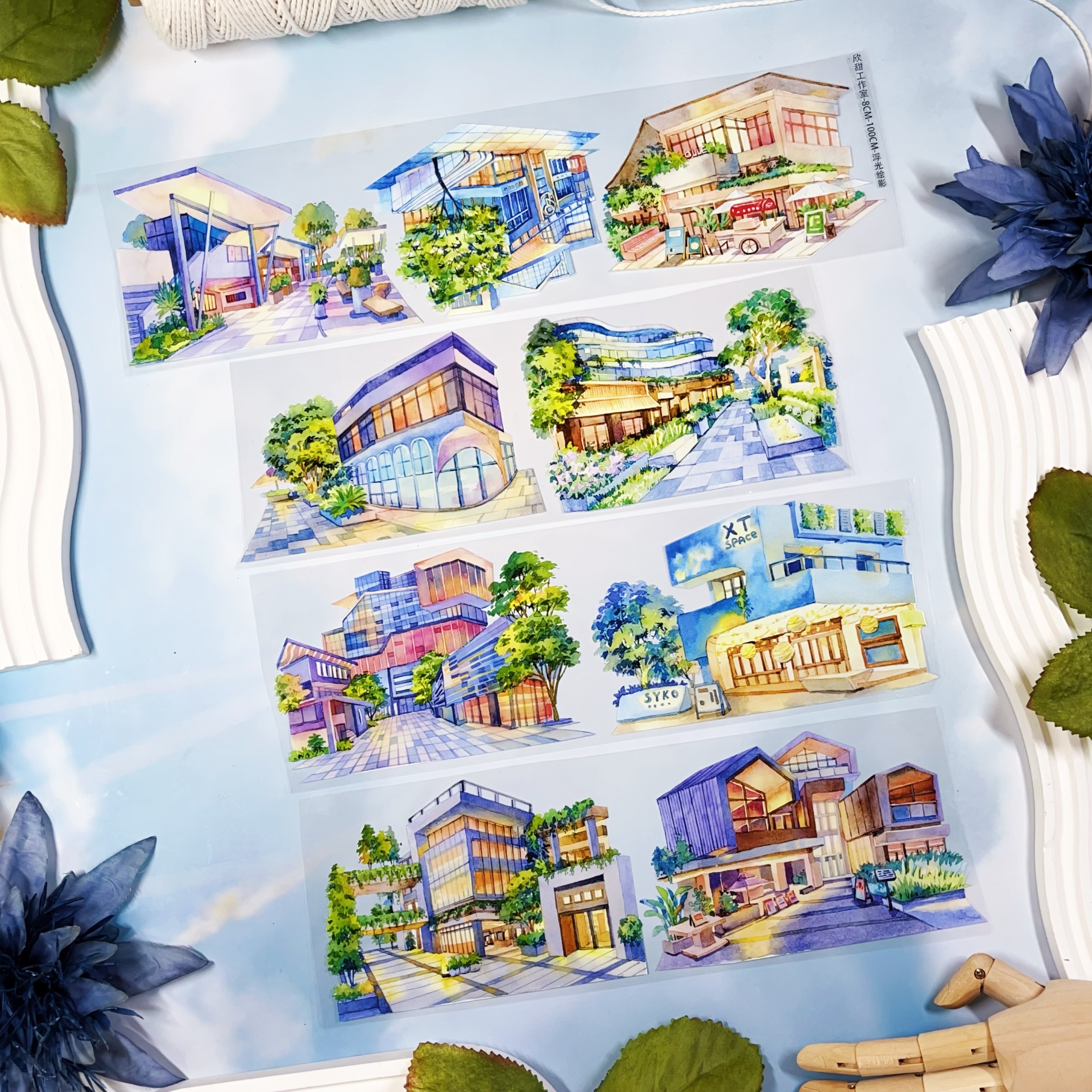 【XT】The city with fading lights Landscaping Tape