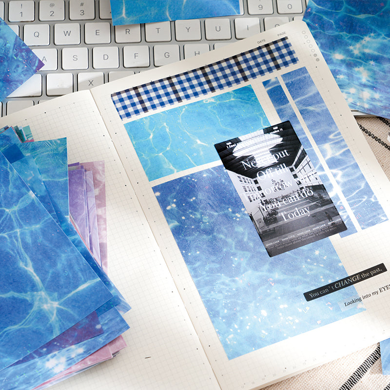 Flowing Sea of Stars PET & Washi Sticker