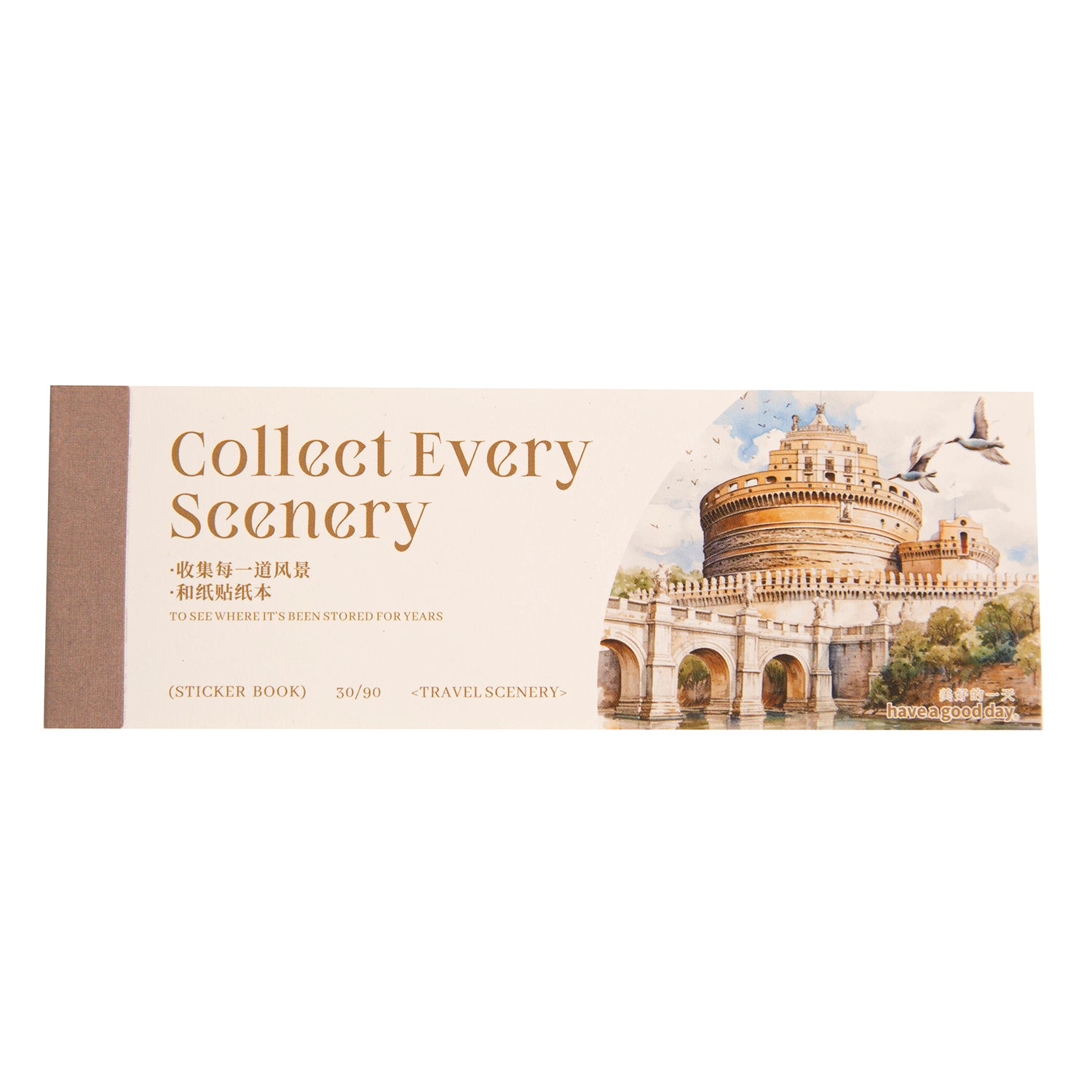 Collect Every Scenery Washi Sticker Book