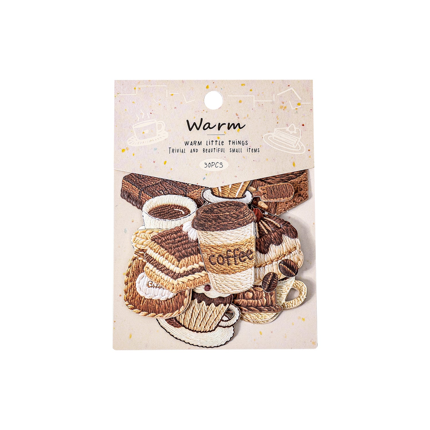 Warm & Cozy Small-item Cloth Texture Sticker