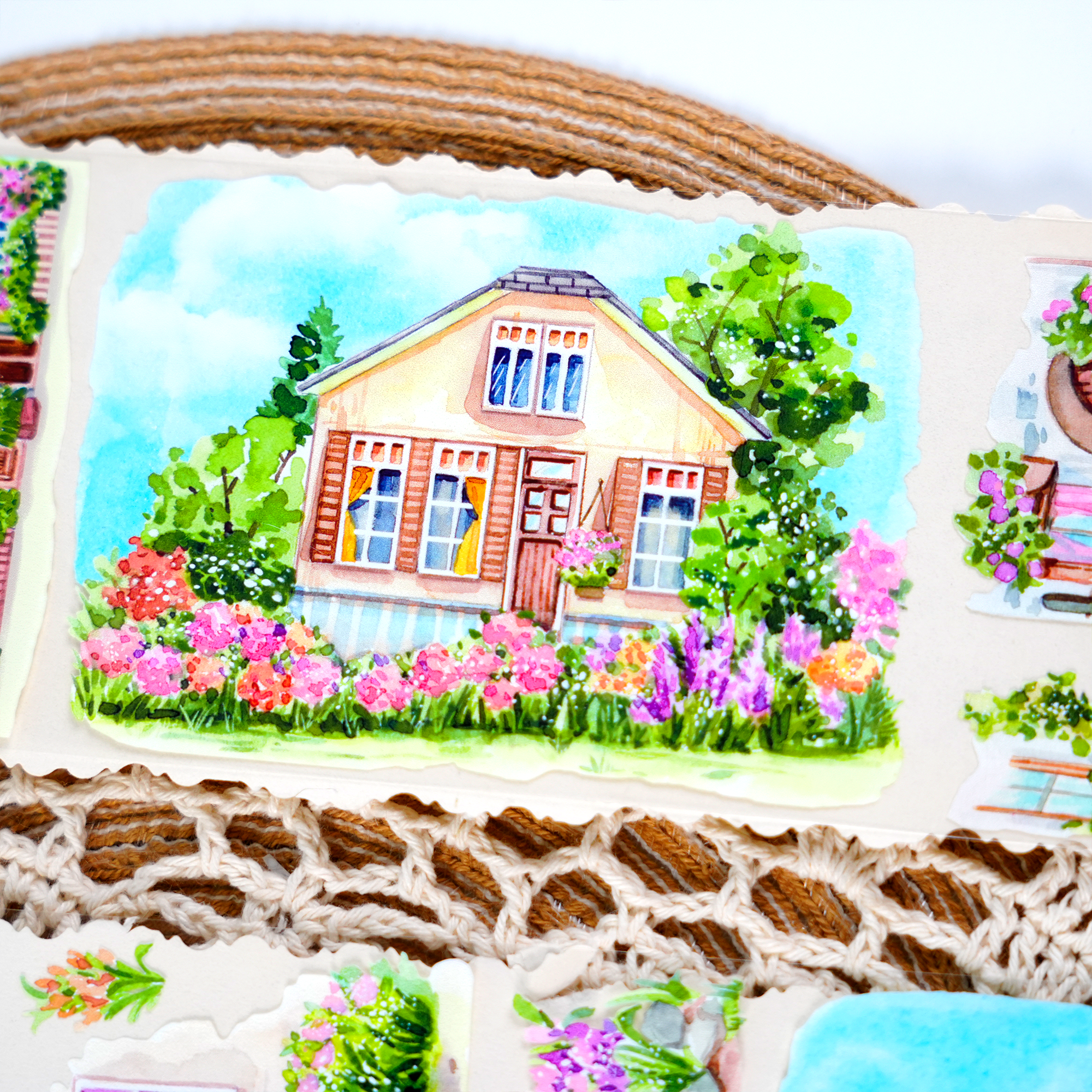 【NEW Studio】Country Castle PET Landscaping Tape