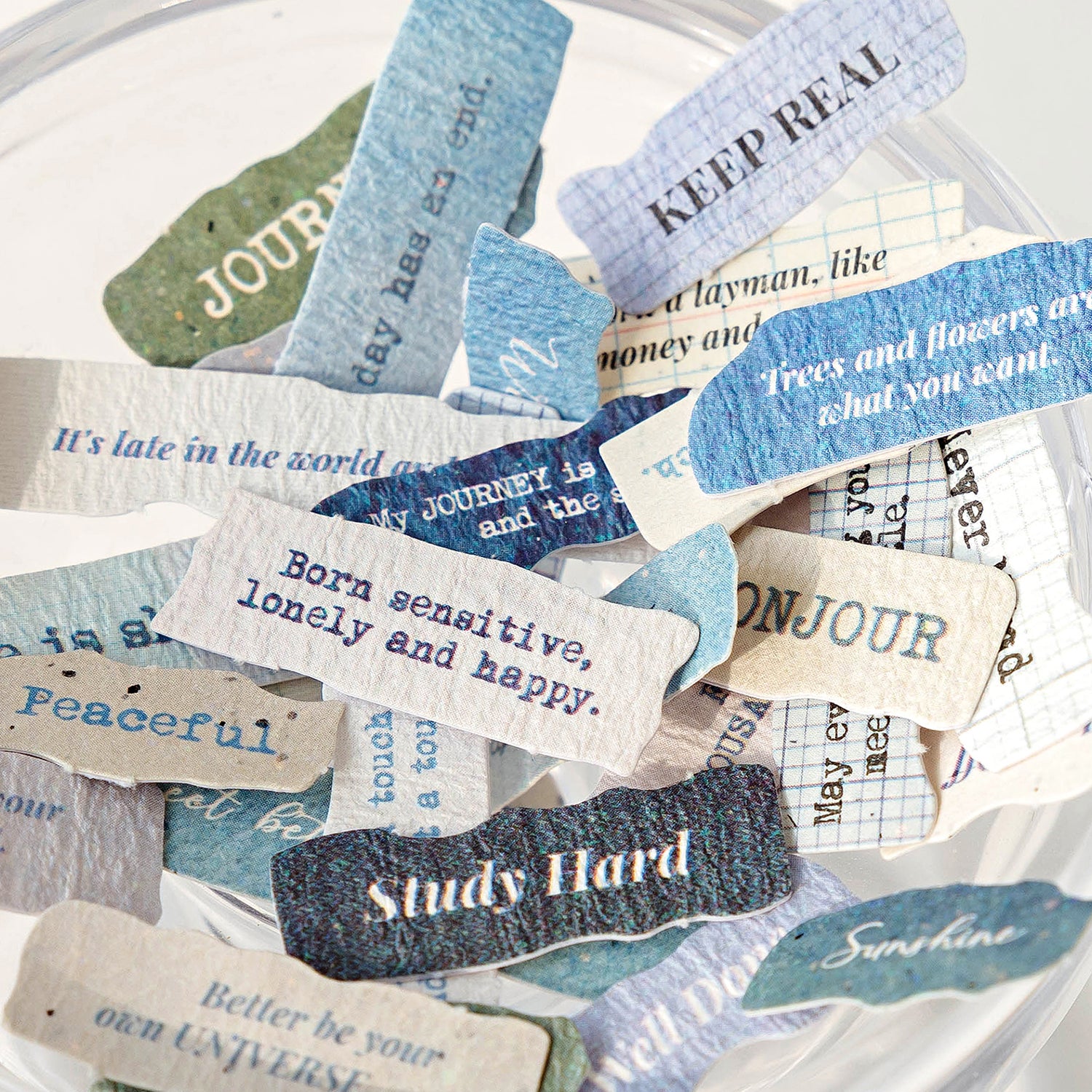 Fragments of the Heart Text Sticker