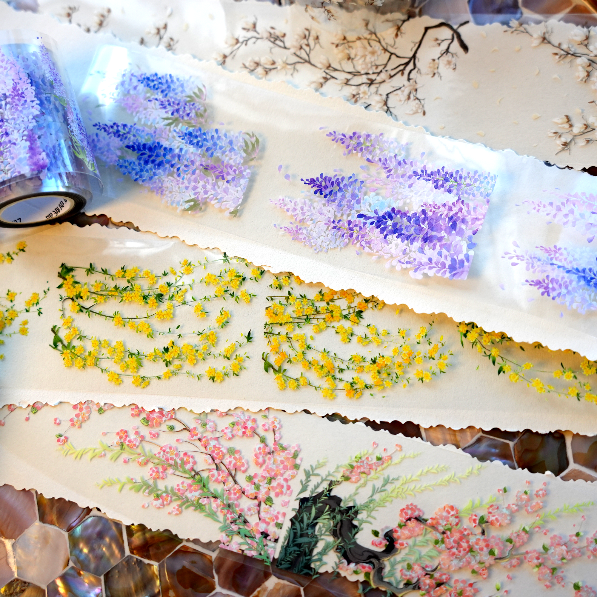 【ZERO】The branches of the Trees PET Tape(33 Styles)(Whole Roll Tape)