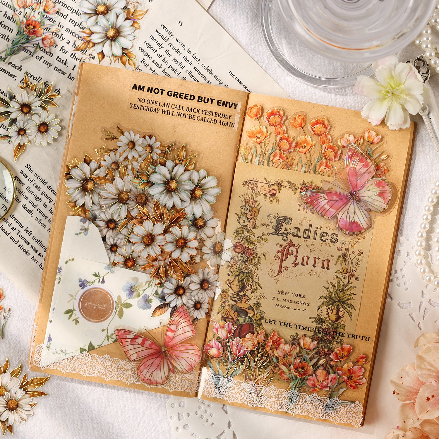 Dreamlike Sea of Flowers Sticker