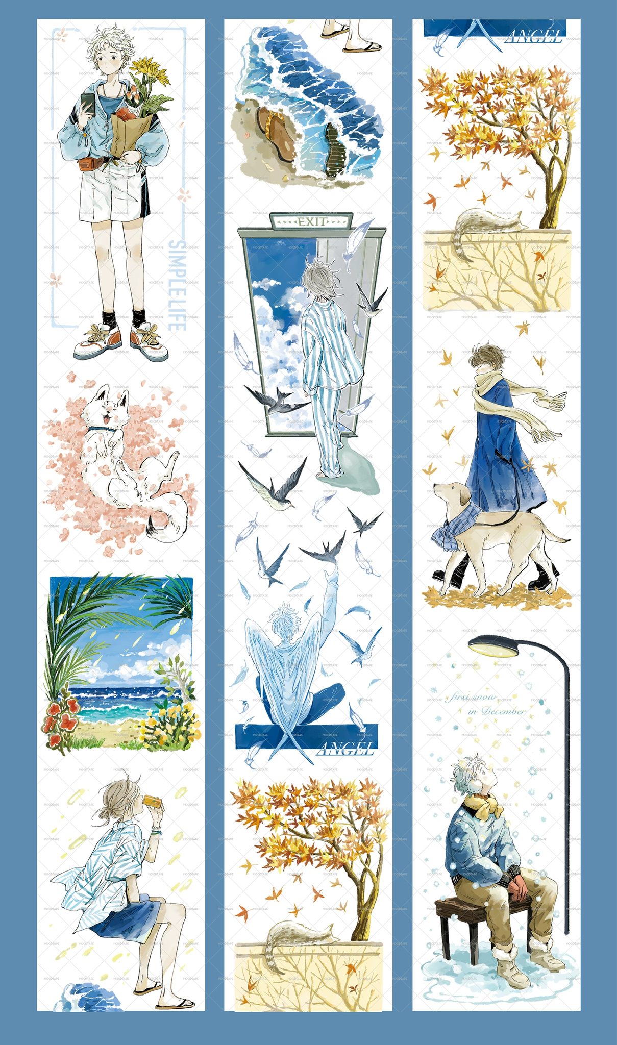 【MOOD】Innocent Memories Character PET Tape