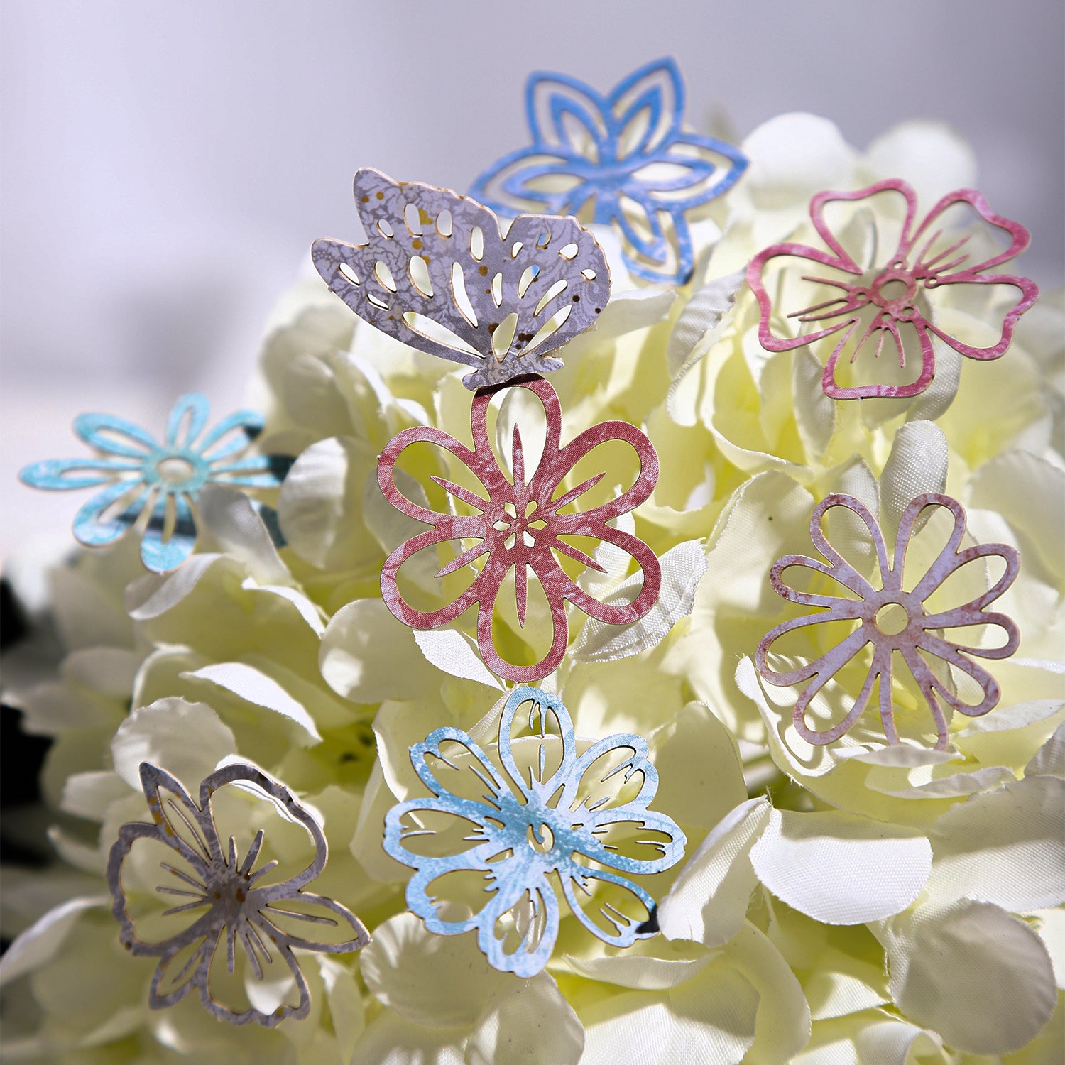 The White Mist is Dancing Scraapbooking Paper