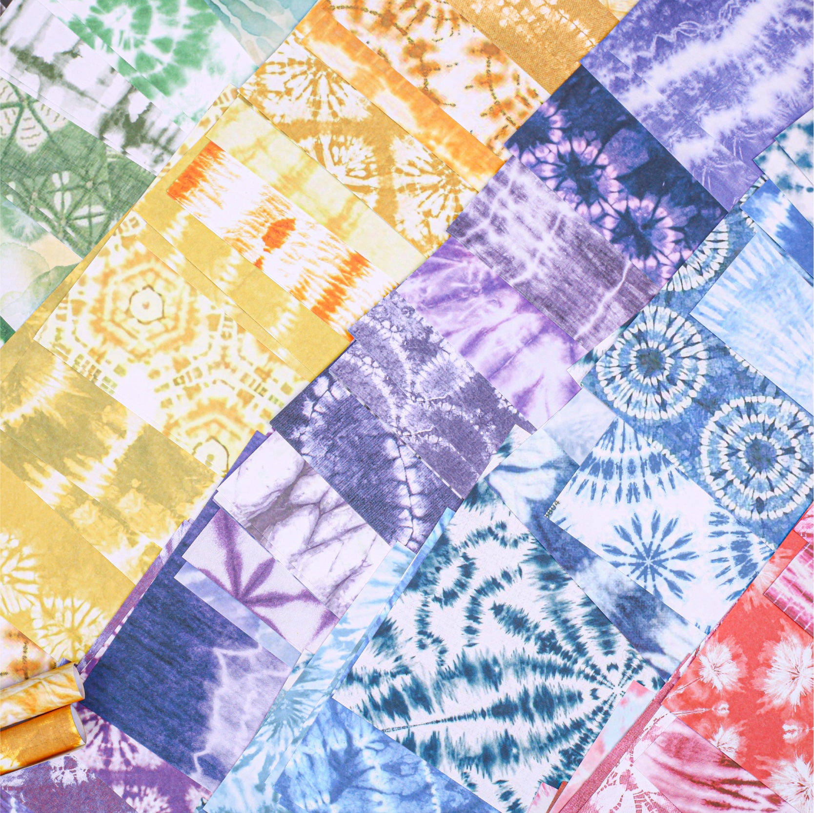 Dyed Scrapbooking Paper
