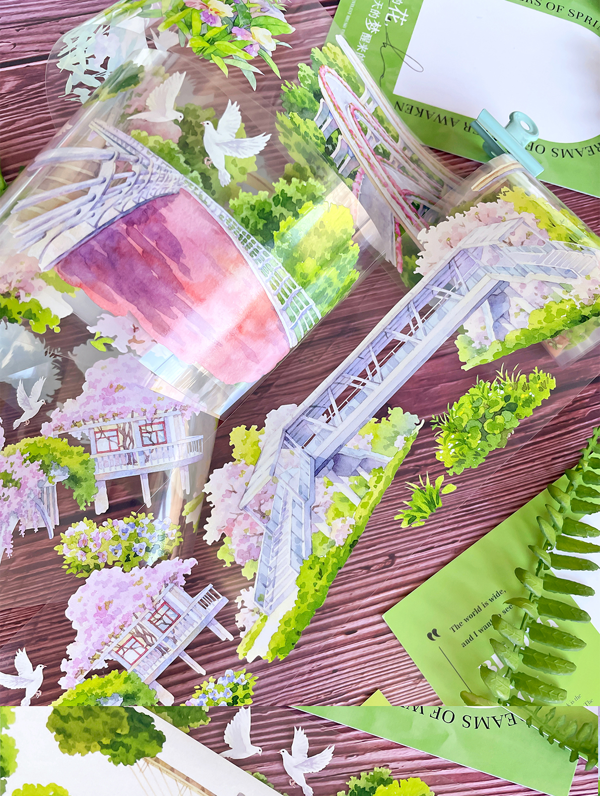 【NEW Studio】Blooming Corridor Landscaping Tape