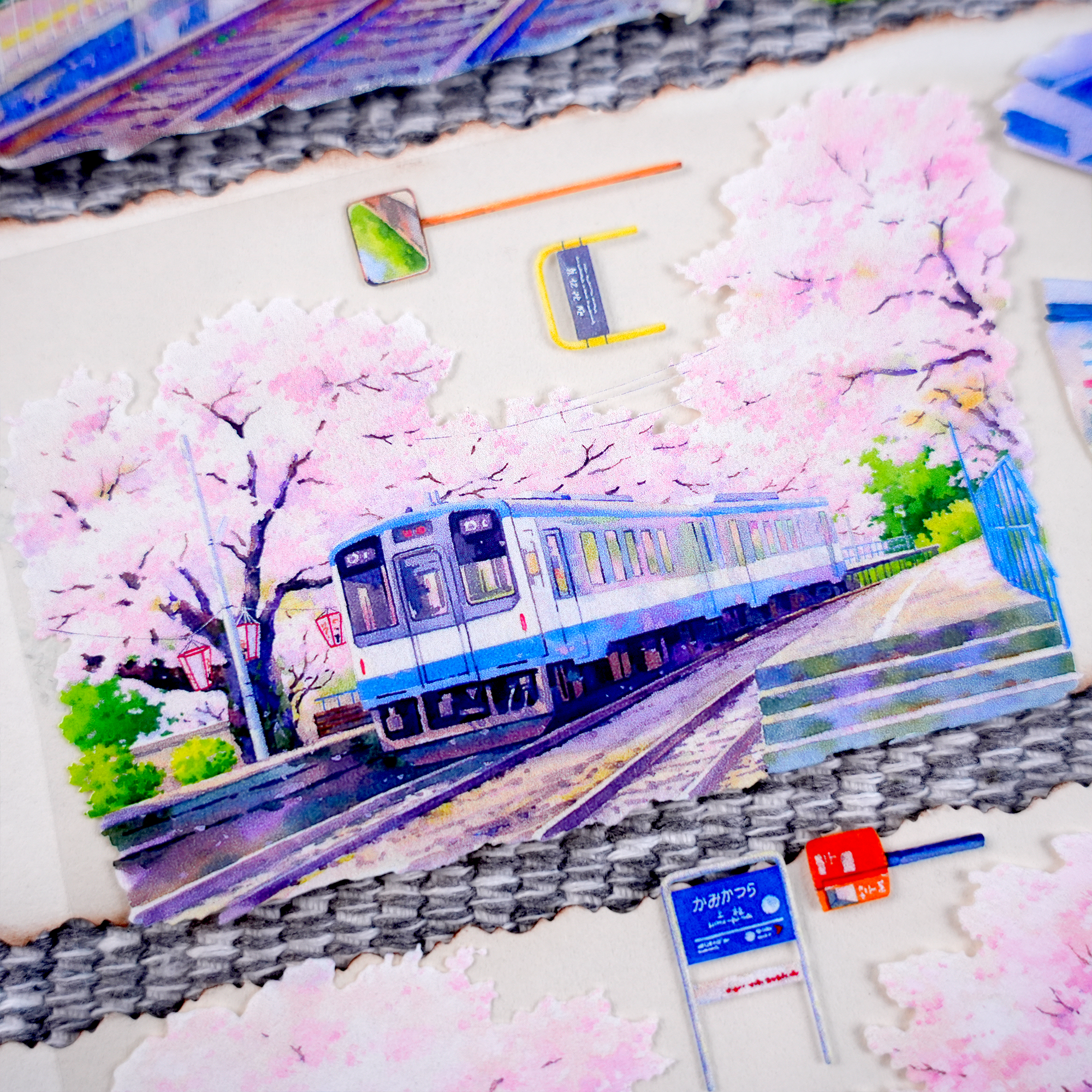 【ZERO】Cherry Blossom Station Landscaping Tape