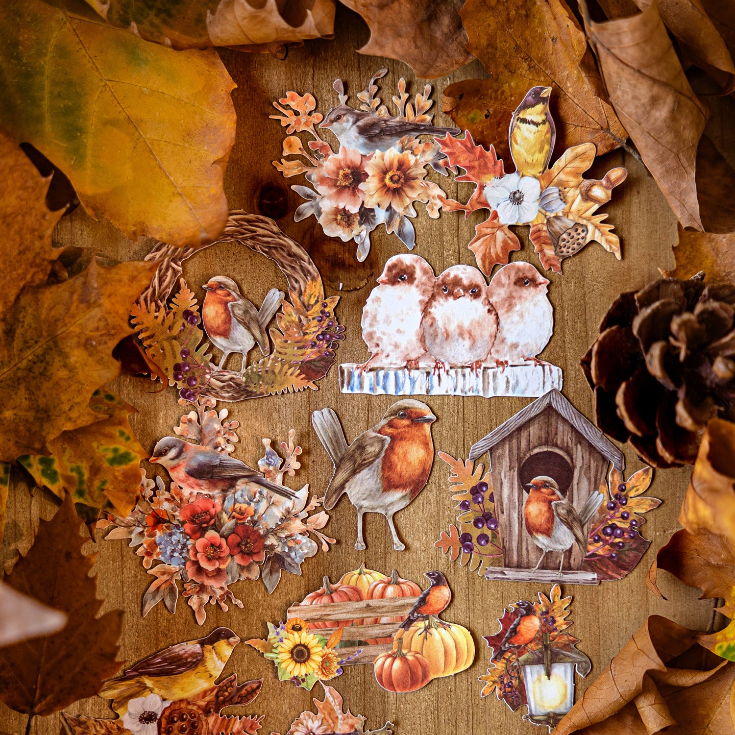 Autumn Notes Series PET Sticker