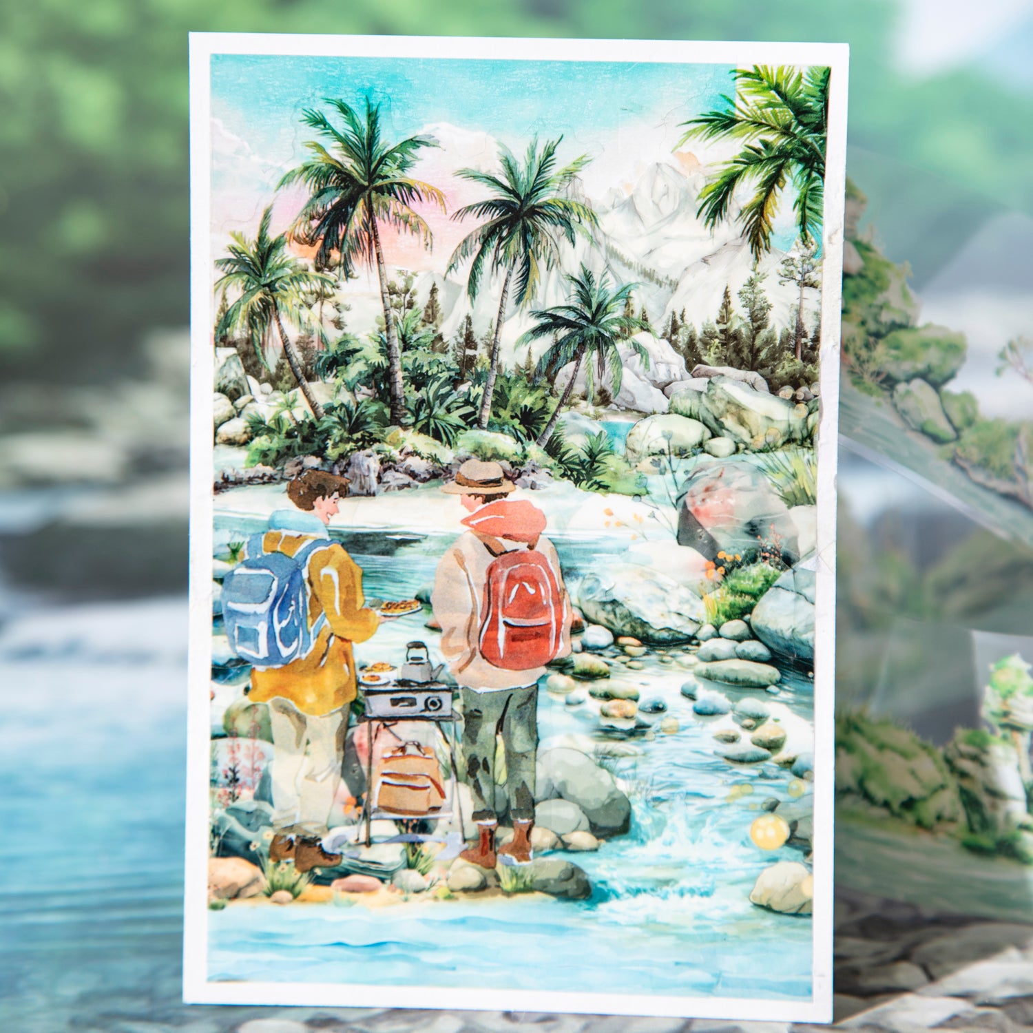 The banks of the Seine River PET Tape