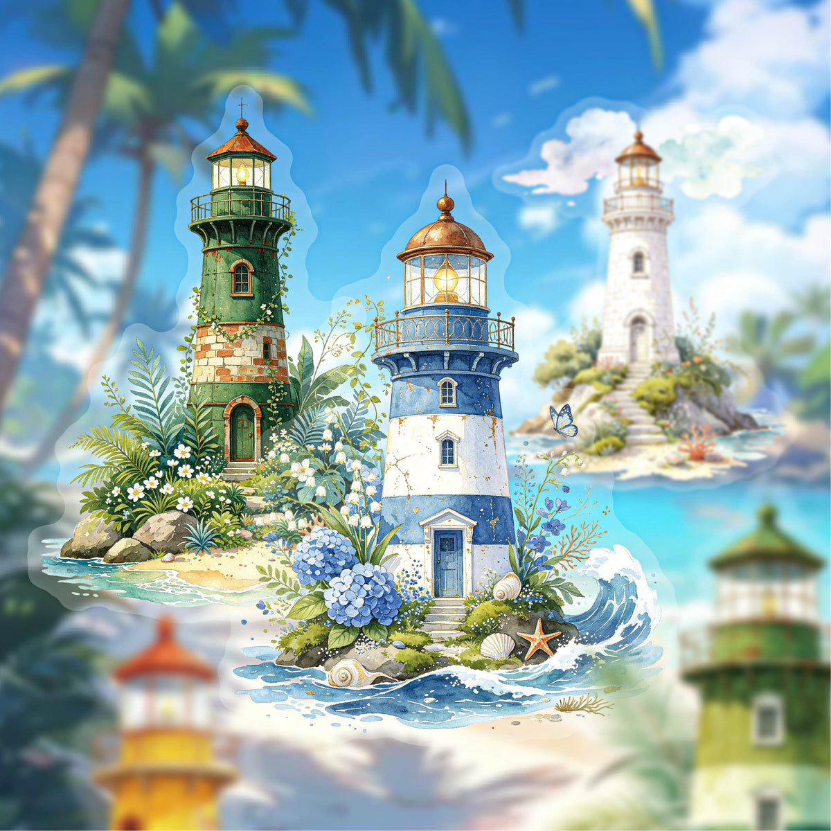 Lighthouse PET Sticker