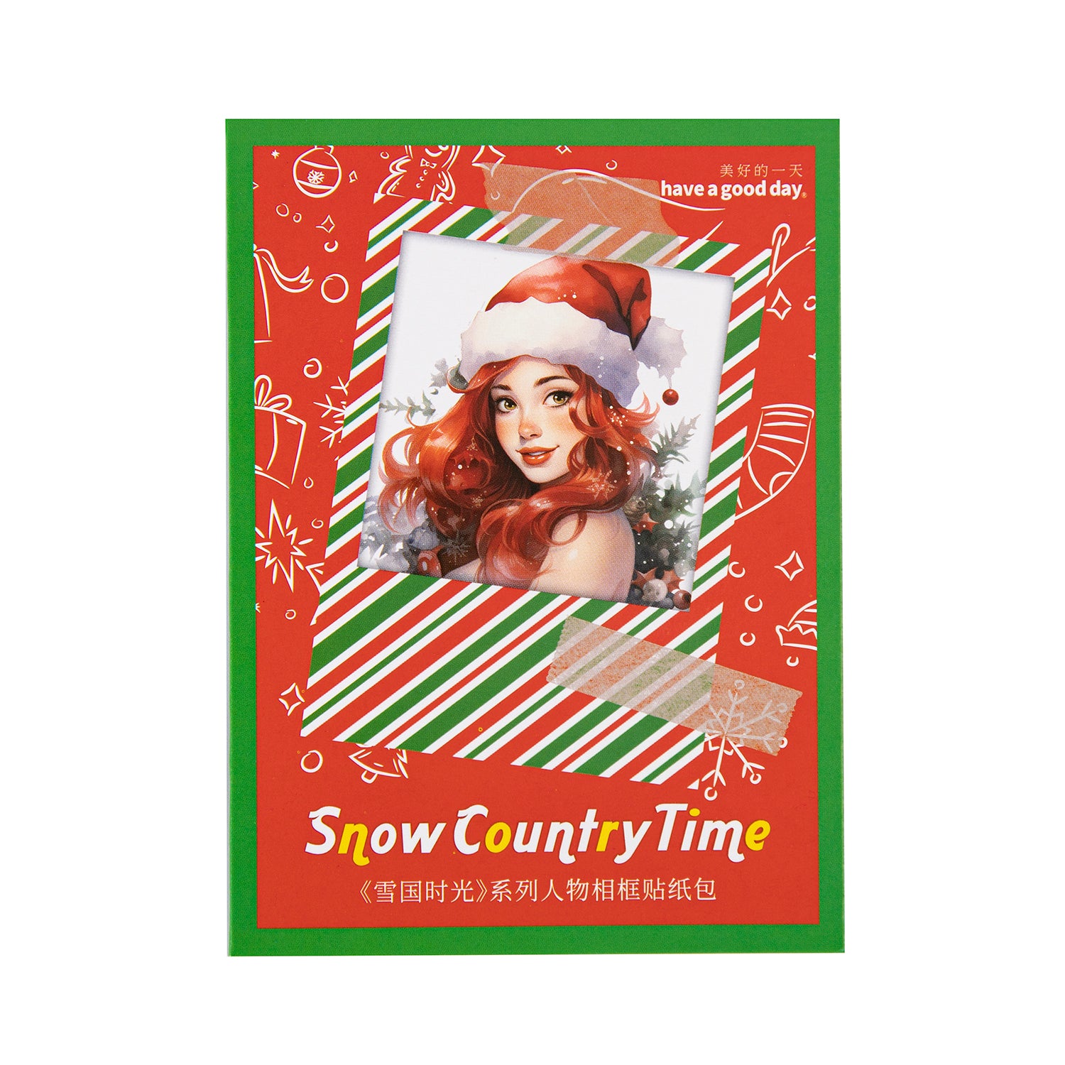 Snow Country Time PET Sticker