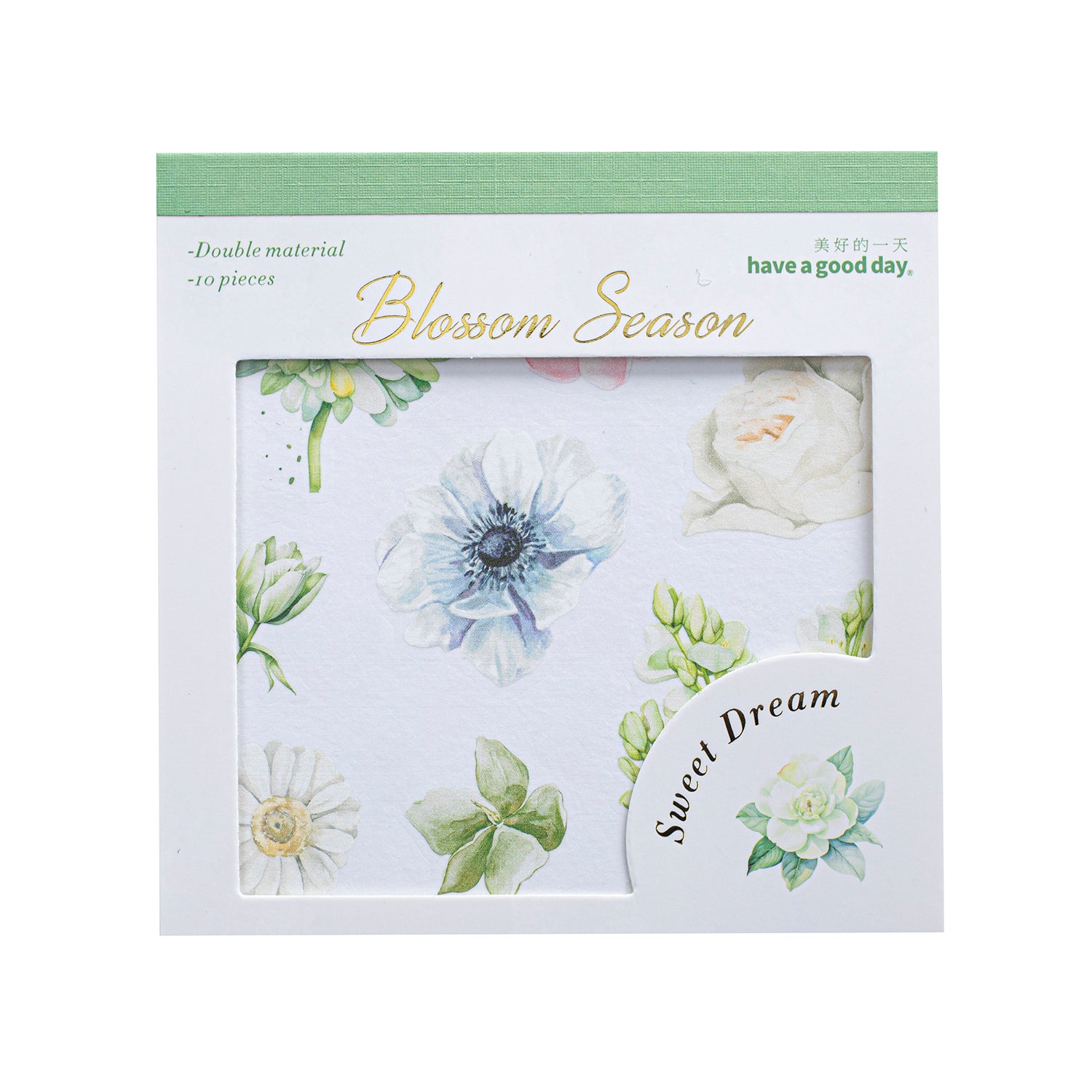 Flower Season Sweet Dream PET Sticker