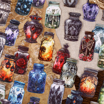 Magic Bottle Paper Sticker