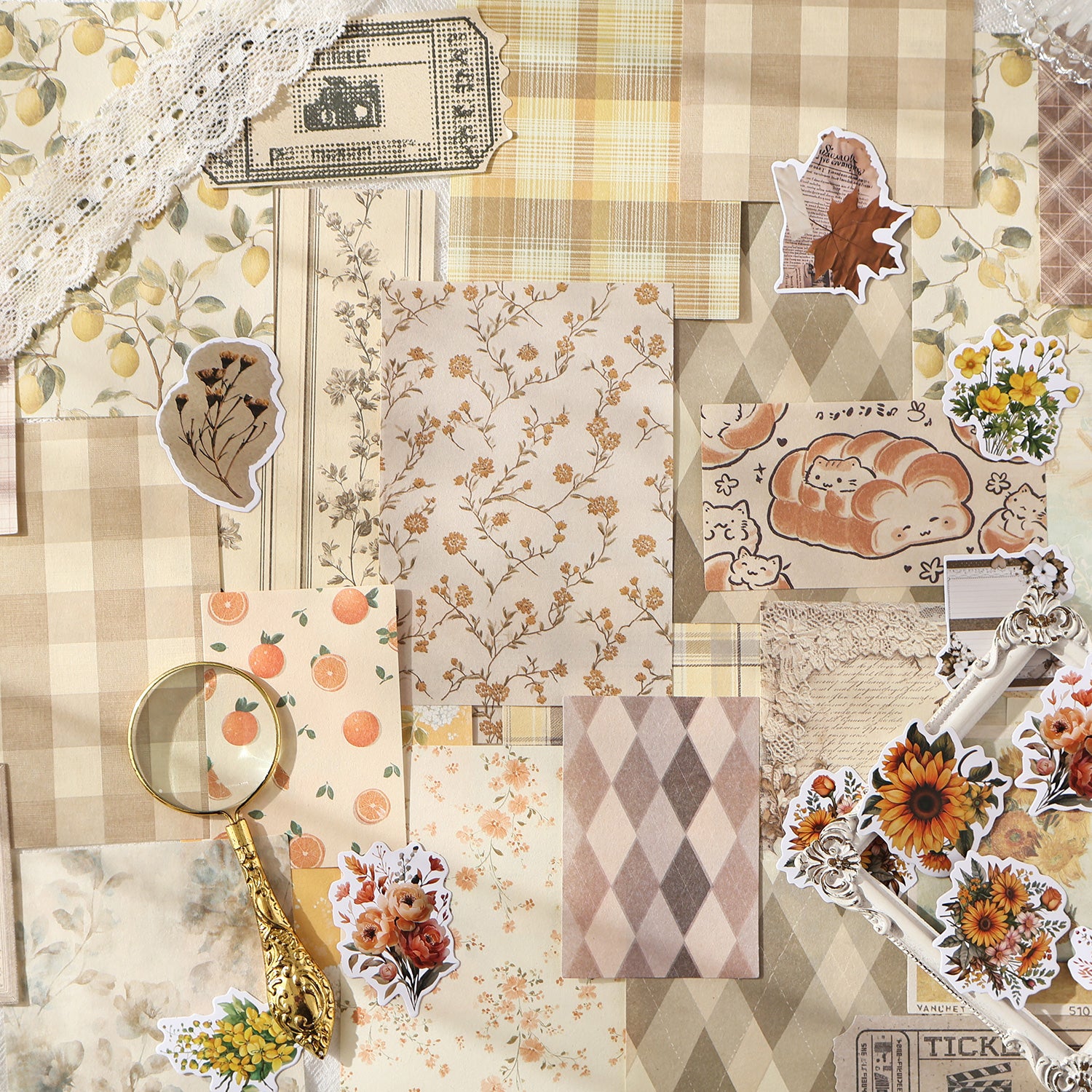 Letters from Afar Scrapbooking Paper and Sticker