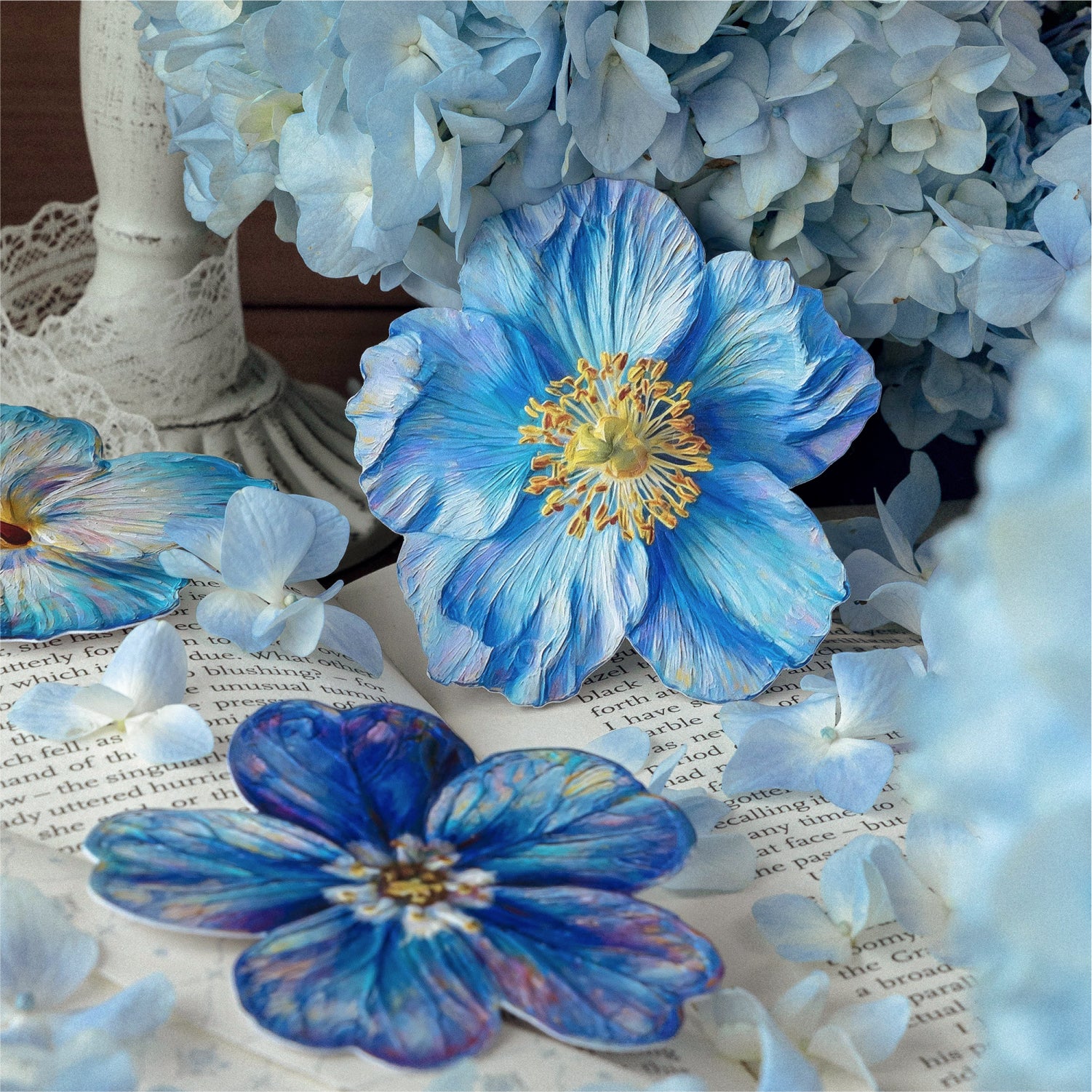 Monet's Garden Series Flower Sticker