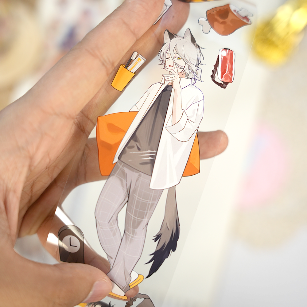 Lazy Holiday Boy PET Tape (6Cm*100cm)