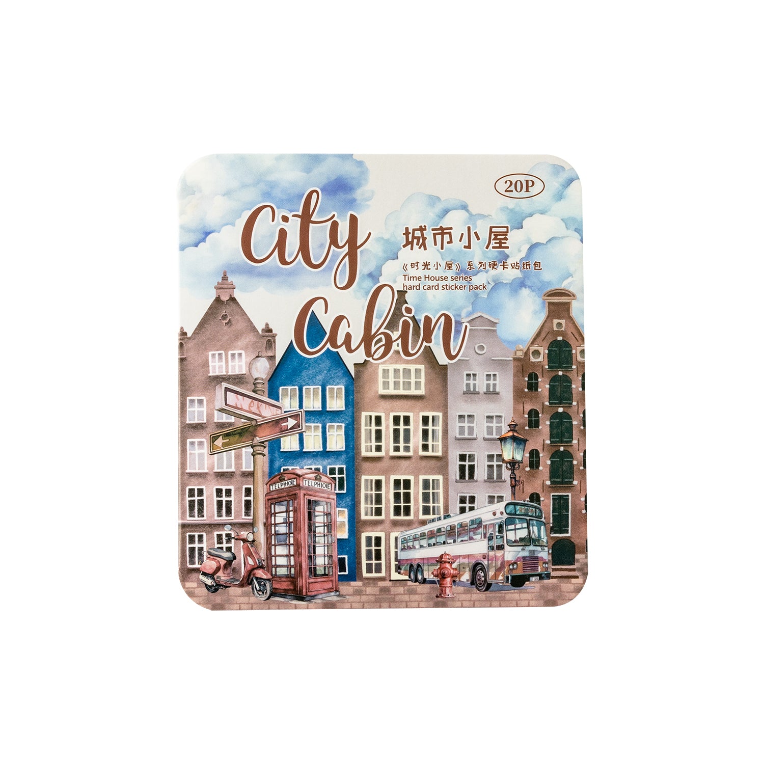 Time Cabin Paper Sticker