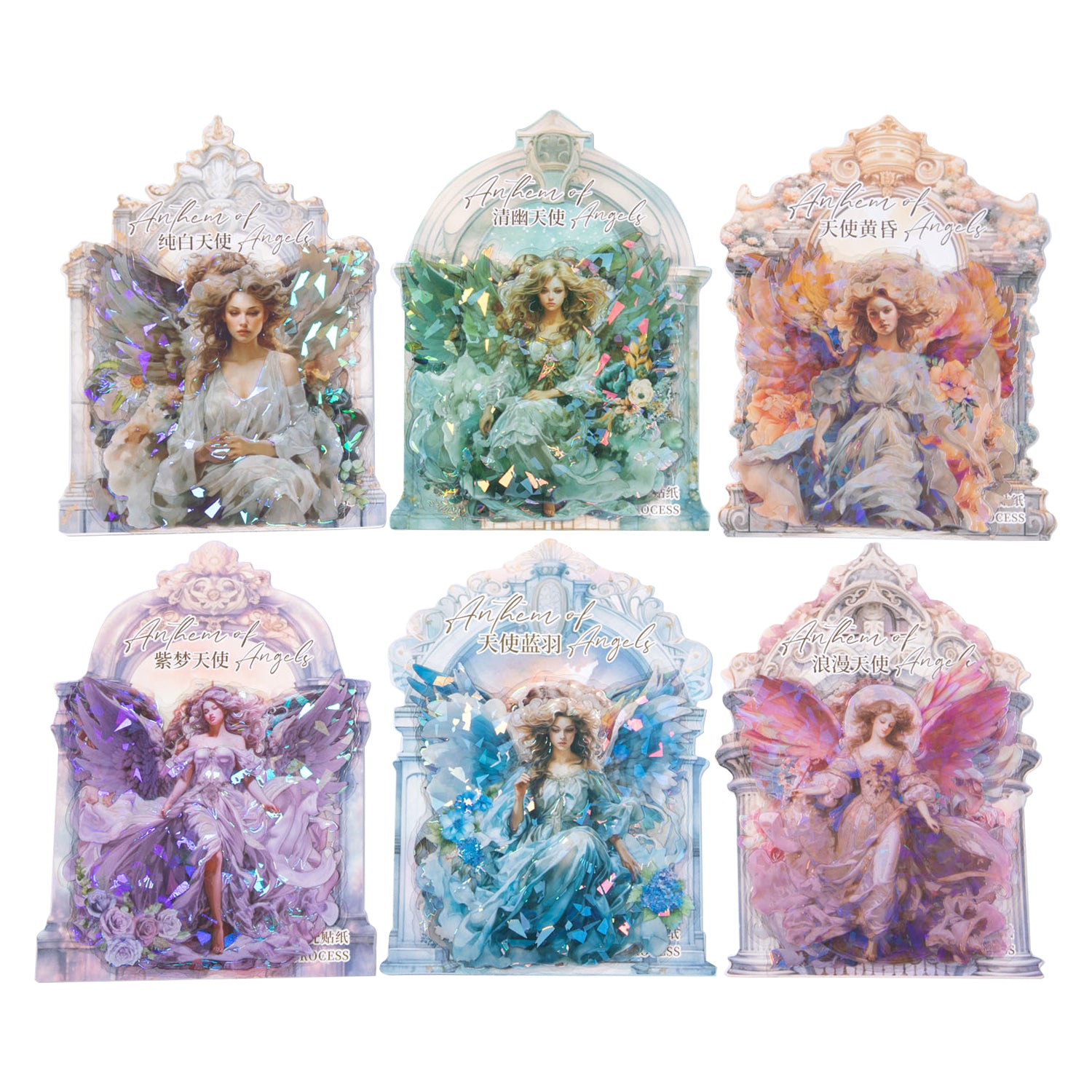 Angel Carol PET Sticker