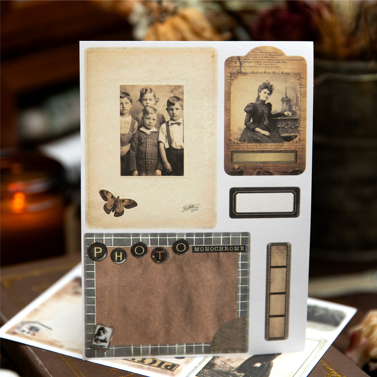 Fading Labels Vintage Sticker Book