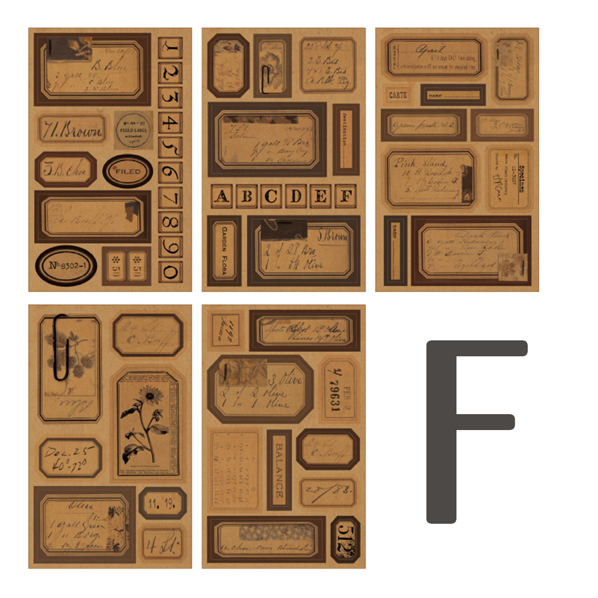 Label record memo Pad Sticker Book