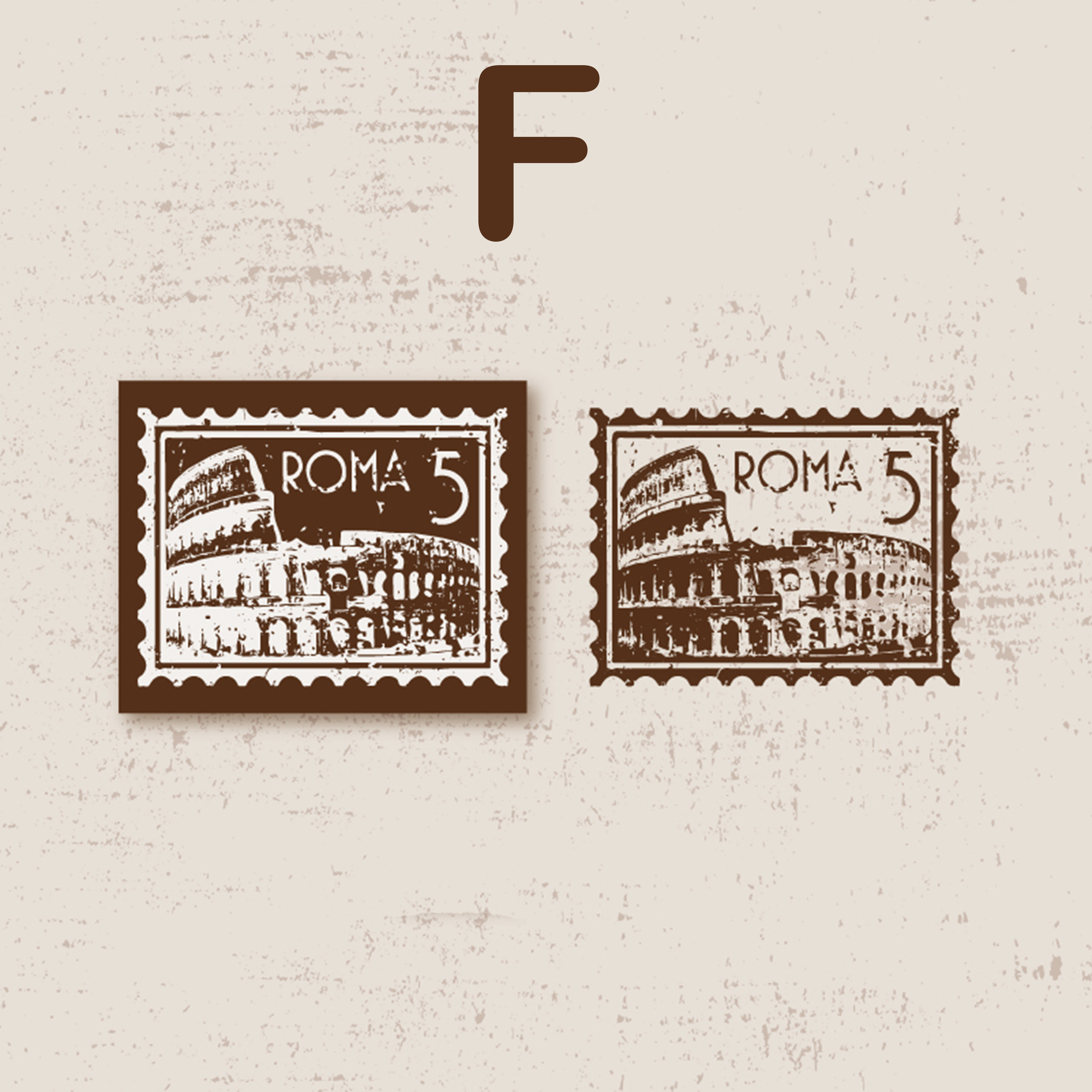 Post Office Scrapbook Journal Wooden Stamps For paper crafts