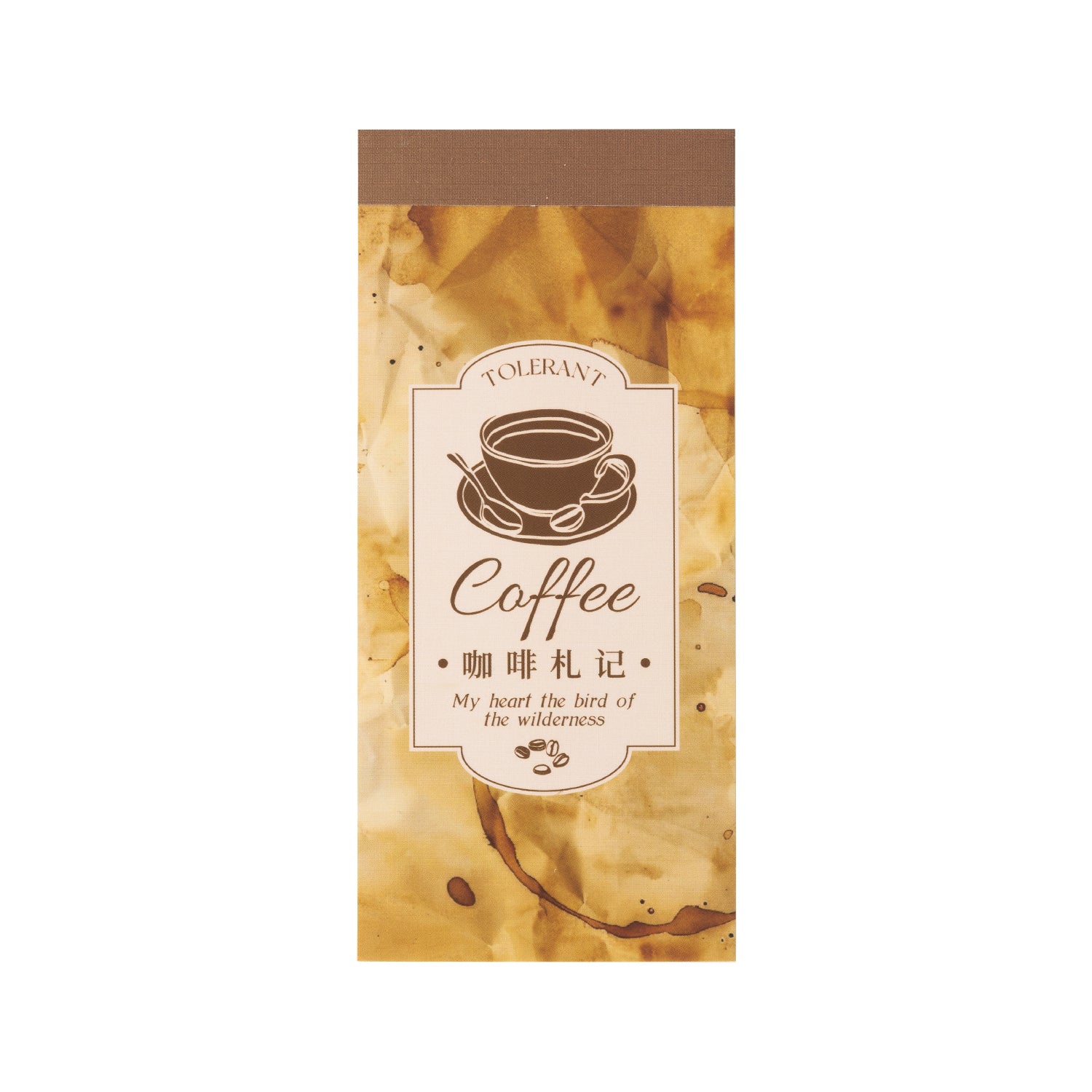 Coffee Notes Washi Sticker and Paper