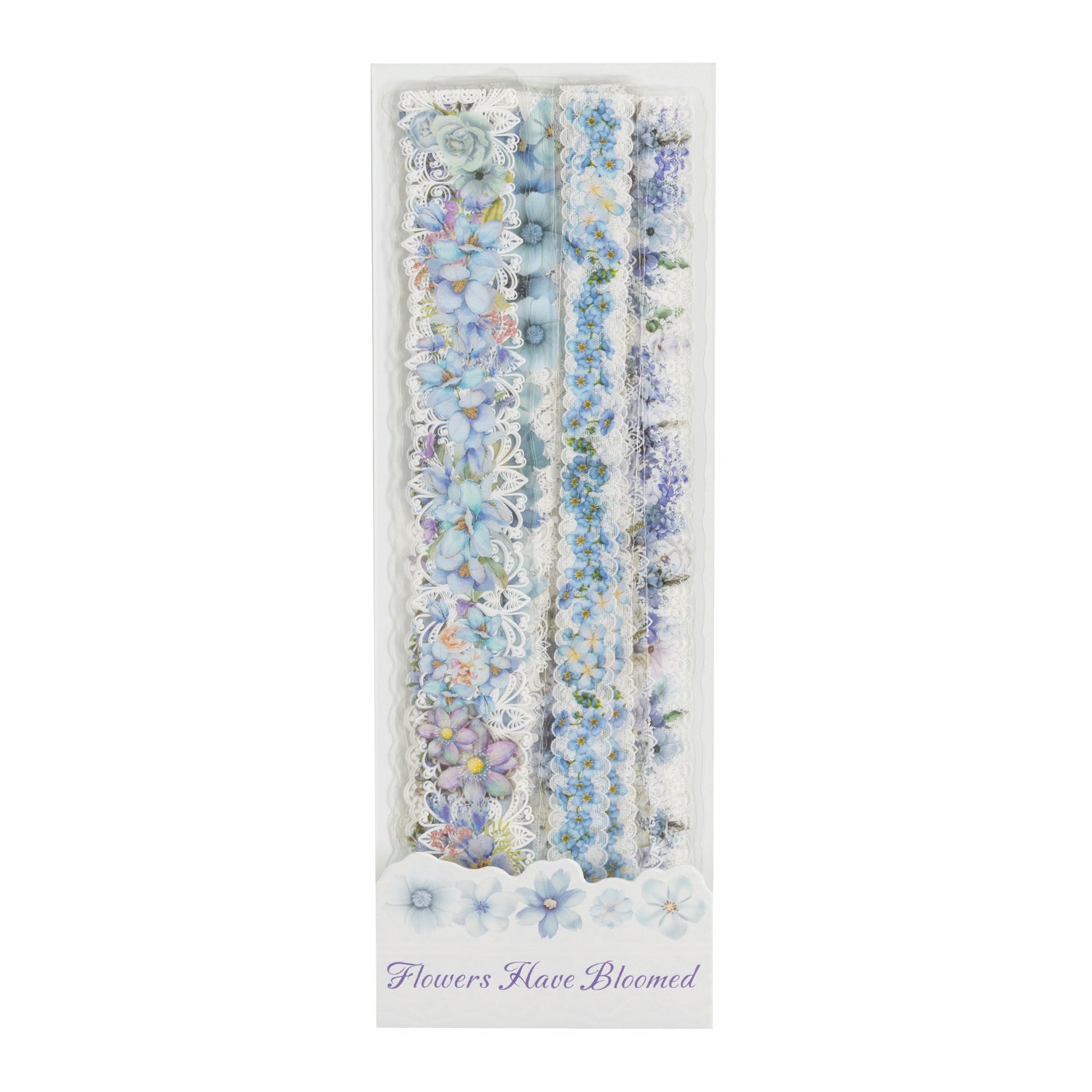 Long Lace Flower Stickers