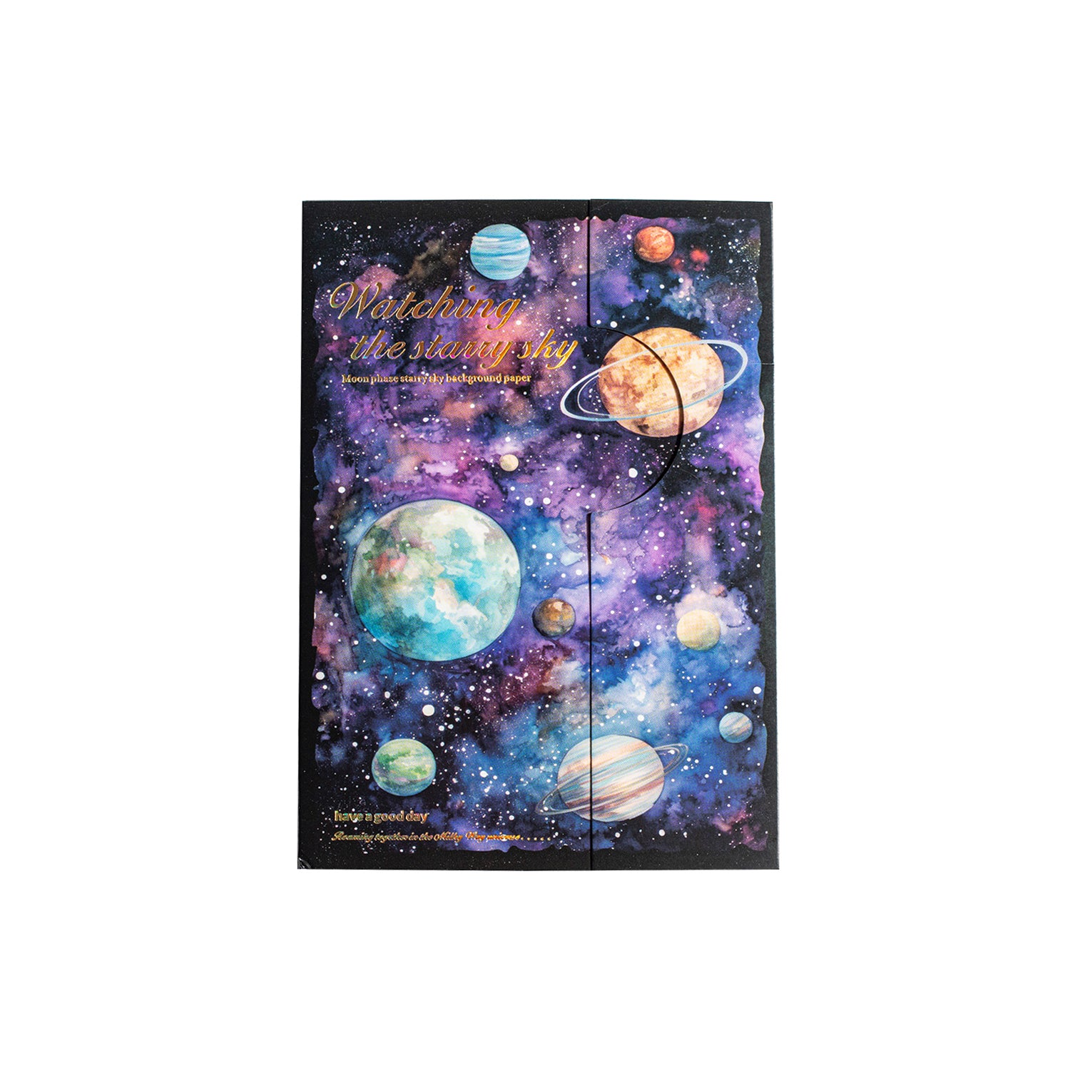 Watching The Starry Sky Journal Scrapbooking Paper For Paper Crafts
