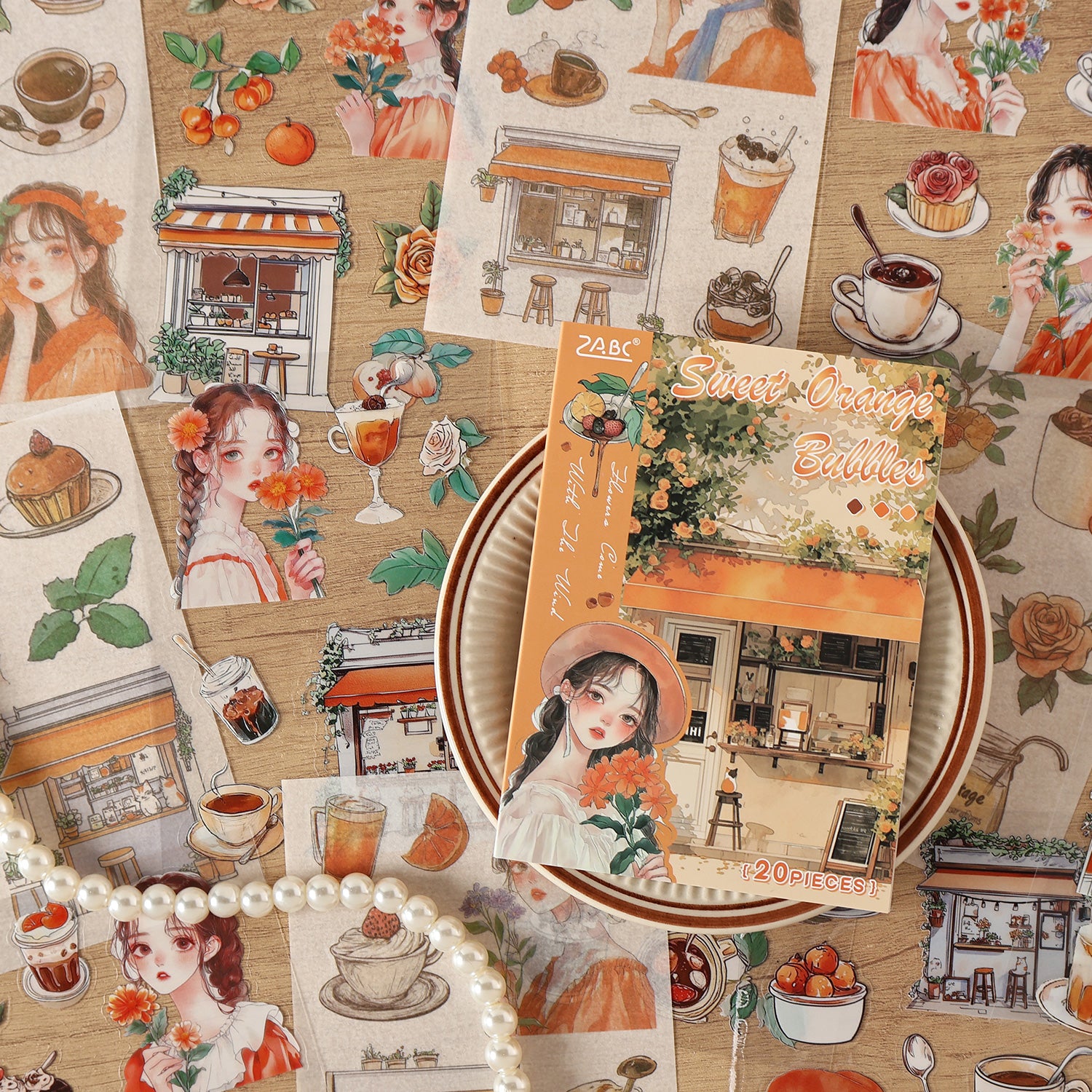 Flowers bring the wind Sticker Book