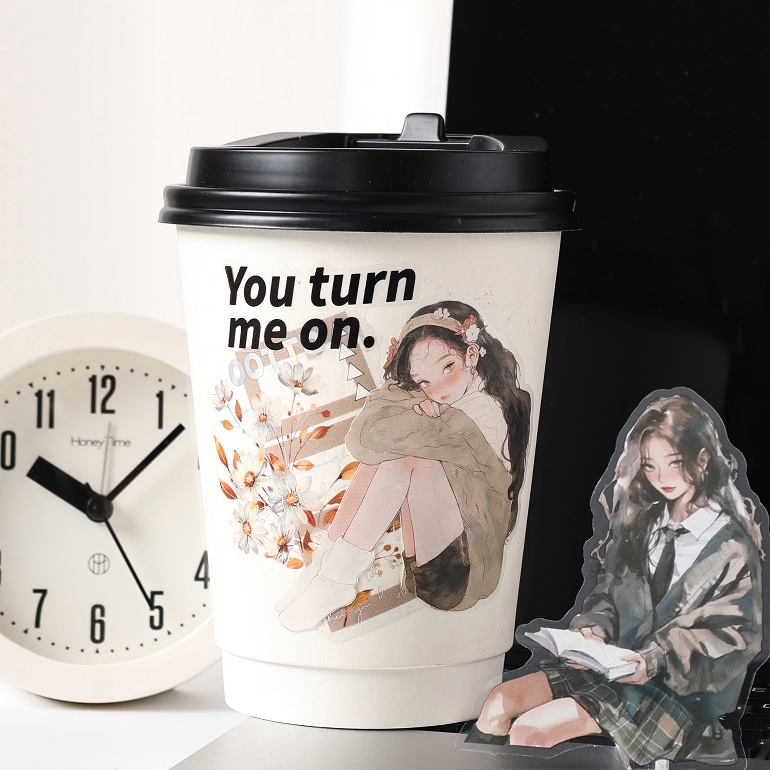 Fashion Character PET Stickers