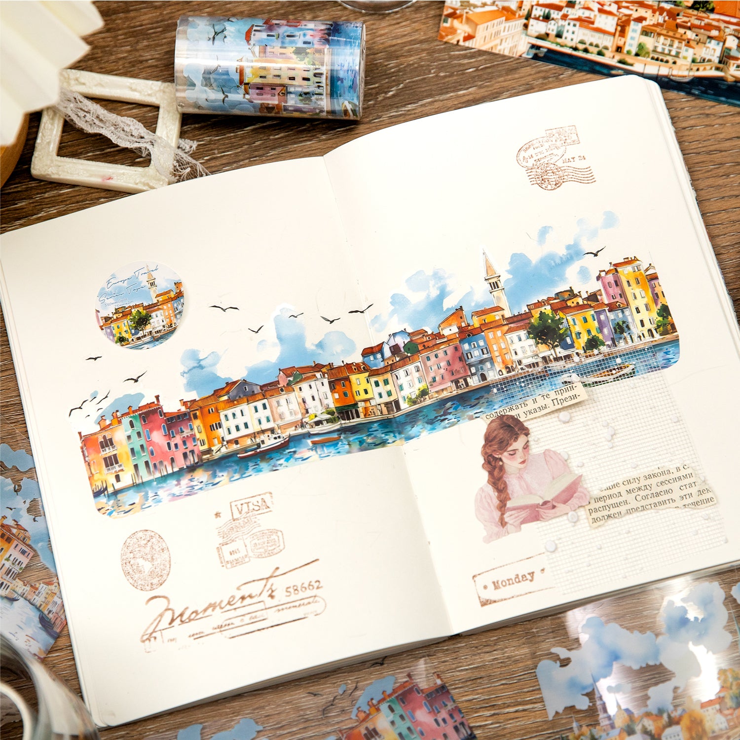 Travel around Europe PET Tape