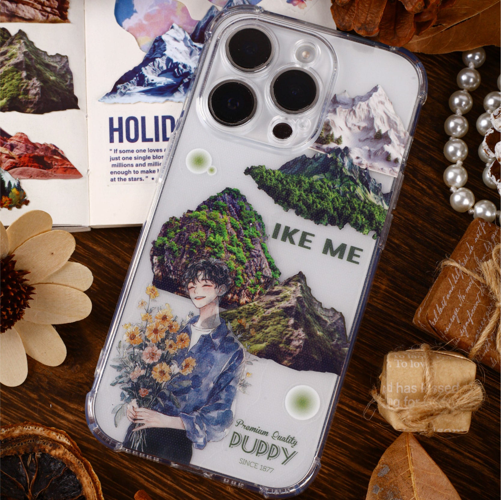 Mountain Paper Sticker for journaling and scrapbooking